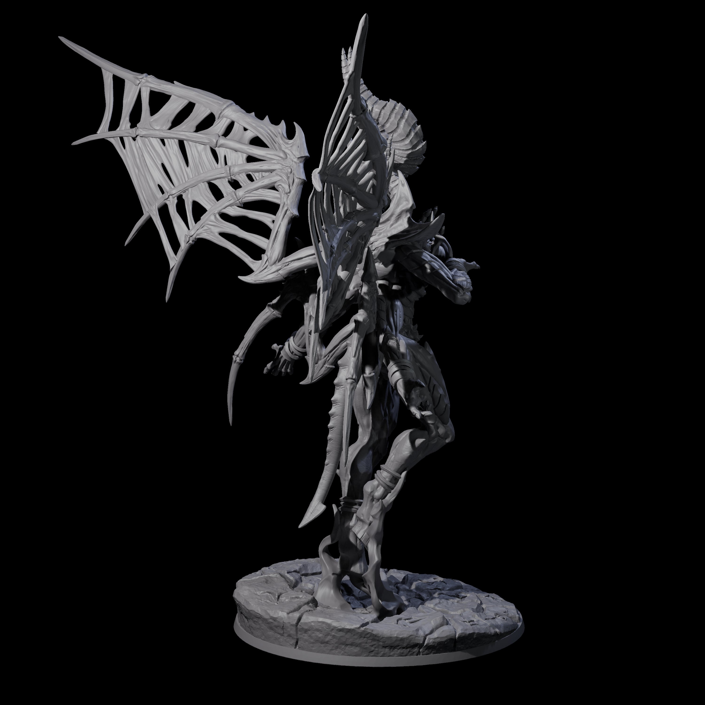 Conjuring Nascent Demon Lord Miniature for Dungeons and Dragons, Pathfinder or other TTRPGs