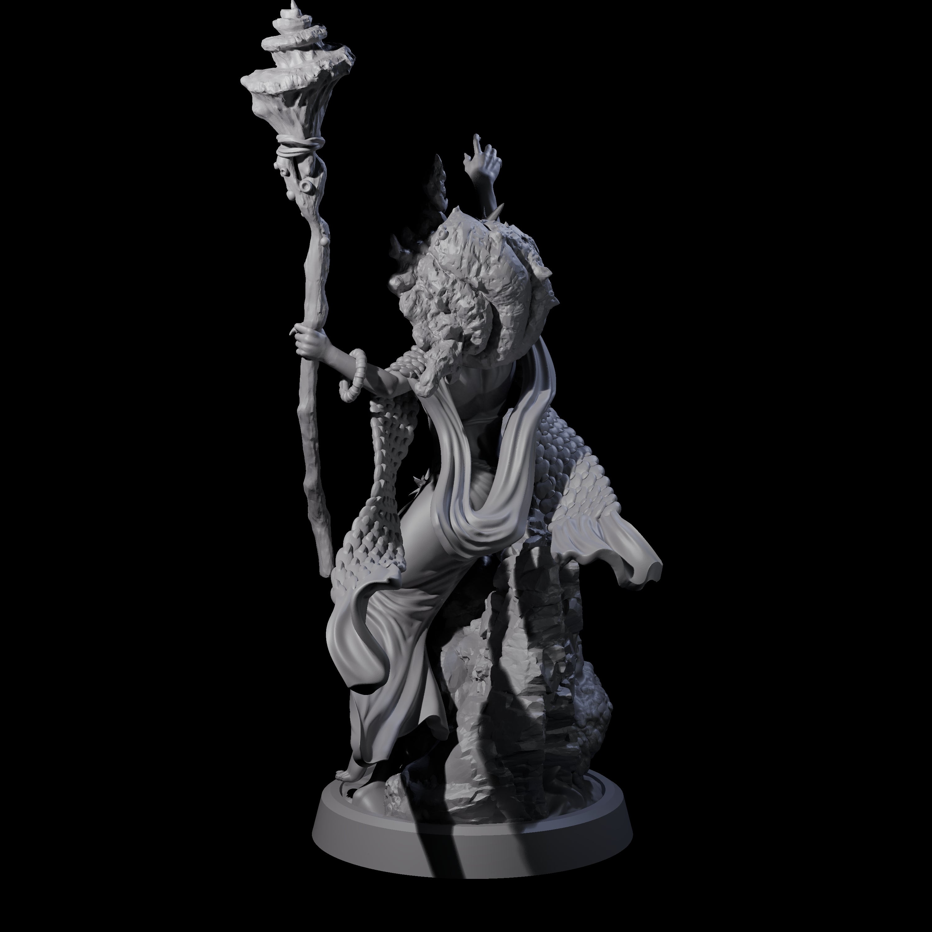 Conjuring Sea Witch Miniature for Dungeons and Dragons, Pathfinder or other TTRPGs