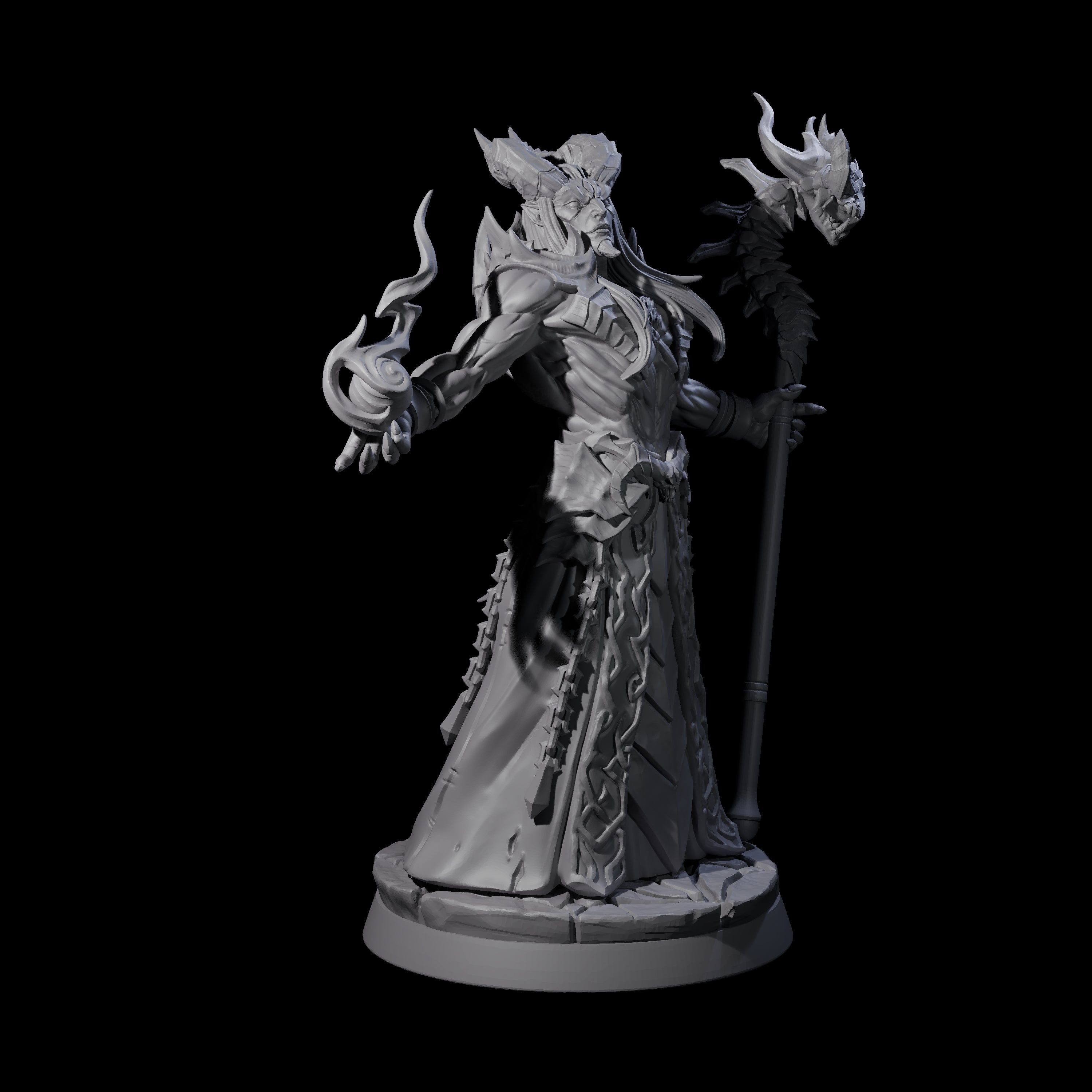 Conjuring Tricky Archdevil Miniature for Dungeons and Dragons, Pathfinder or other TTRPGs
