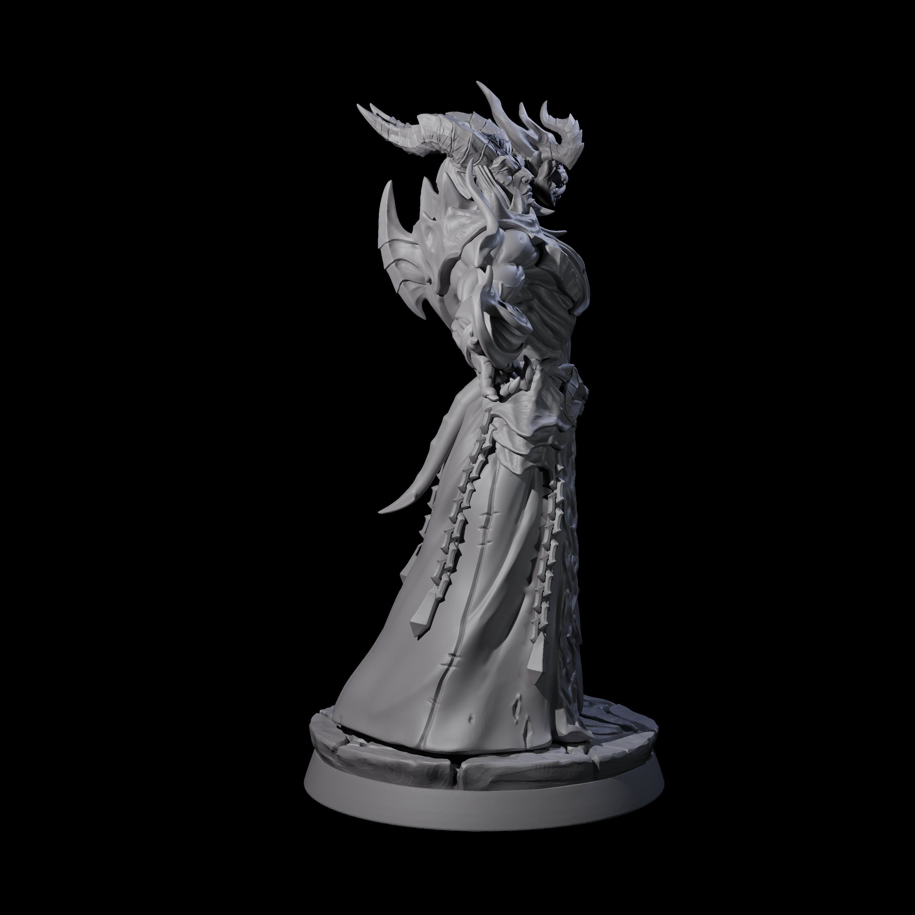 Conjuring Tricky Archdevil Miniature for Dungeons and Dragons, Pathfinder or other TTRPGs
