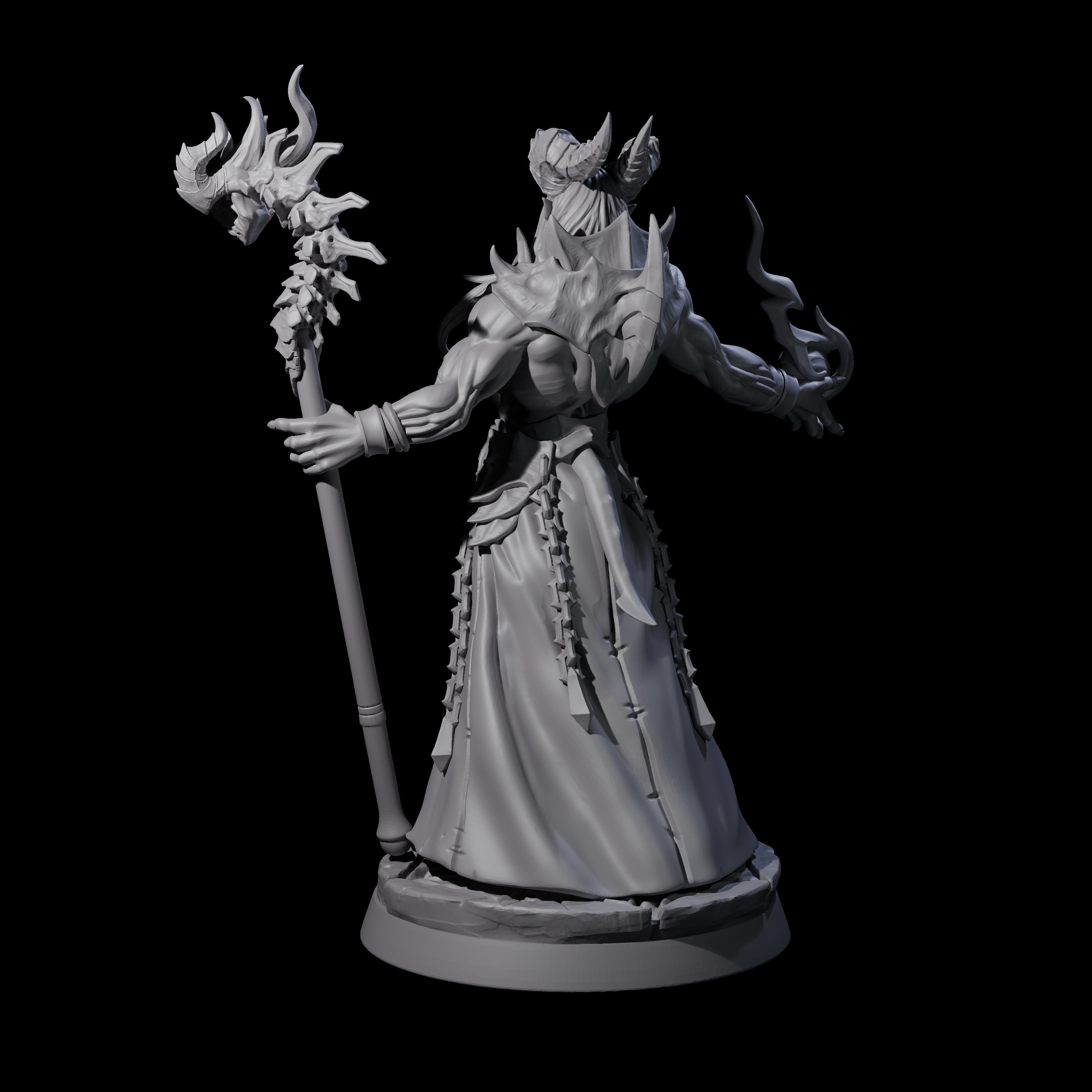 Conjuring Tricky Archdevil Miniature for Dungeons and Dragons, Pathfinder or other TTRPGs