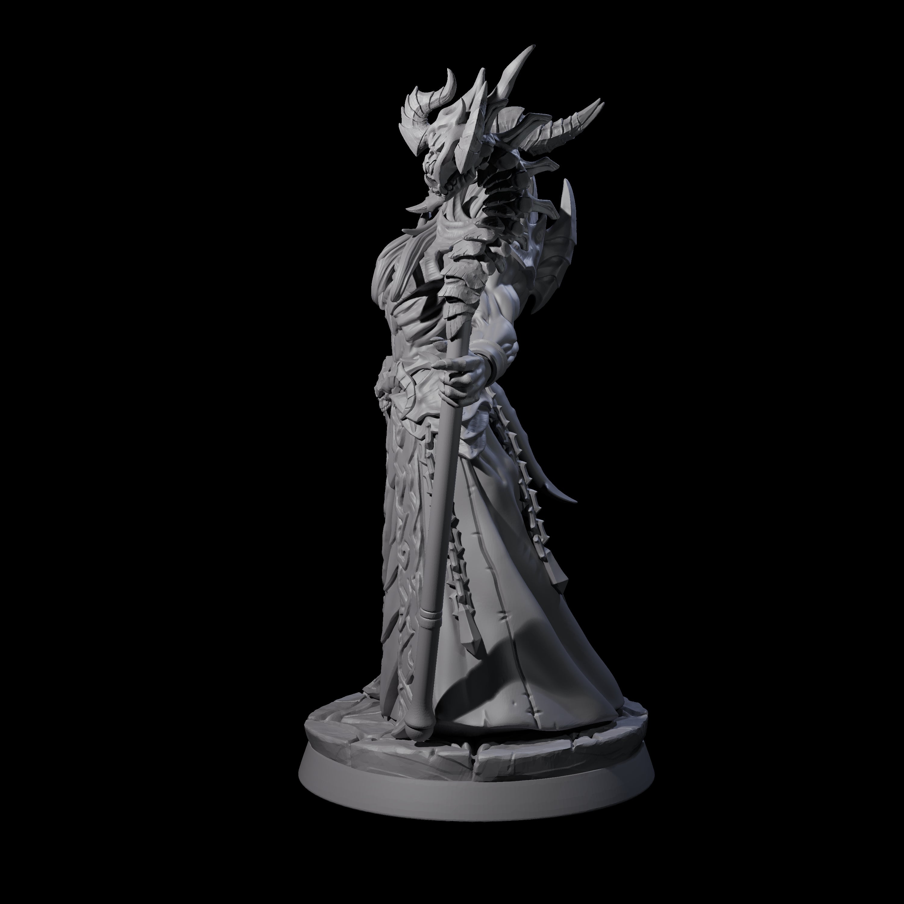 Conjuring Tricky Archdevil Miniature for Dungeons and Dragons, Pathfinder or other TTRPGs