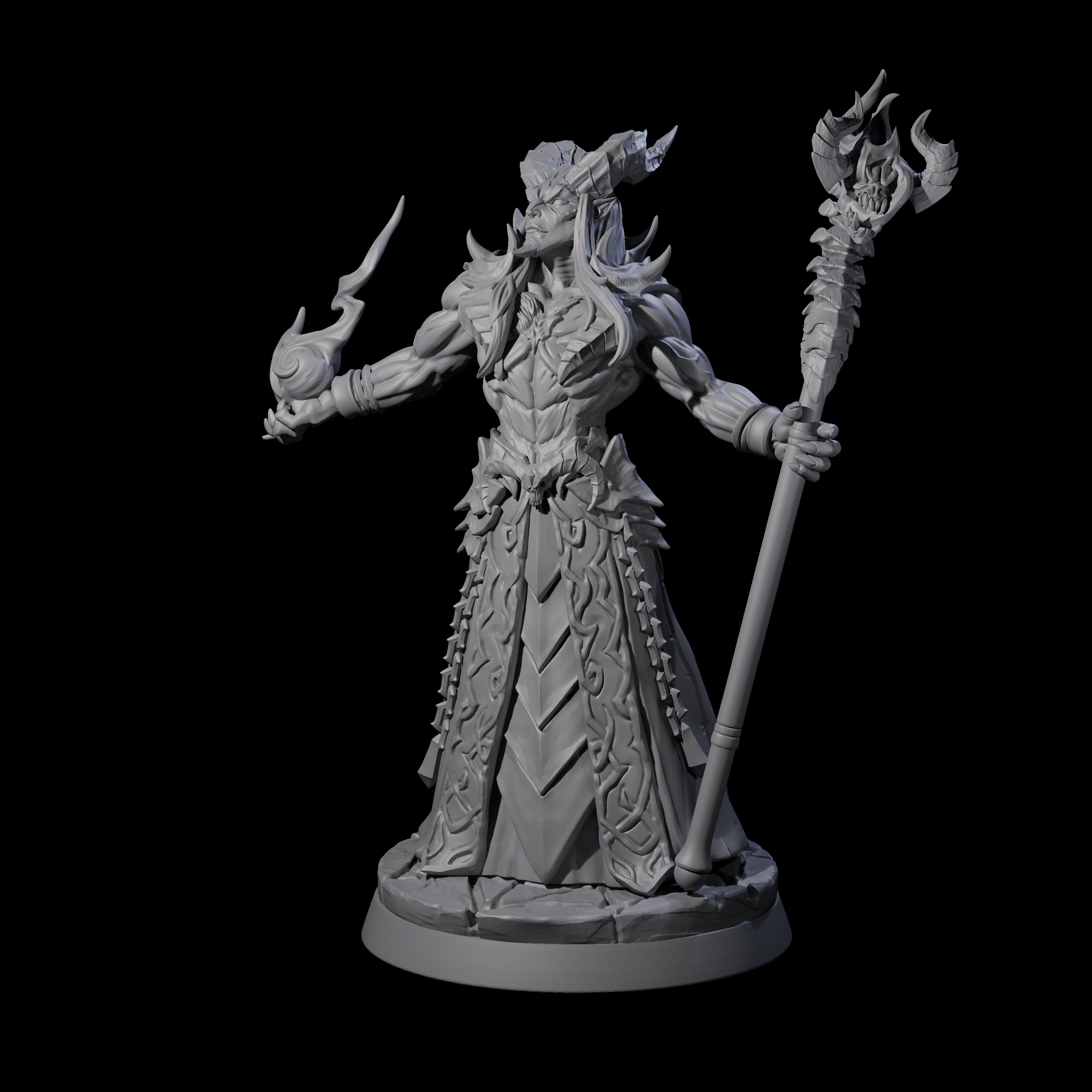 Conjuring Tricky Archdevil Miniature for Dungeons and Dragons, Pathfinder or other TTRPGs