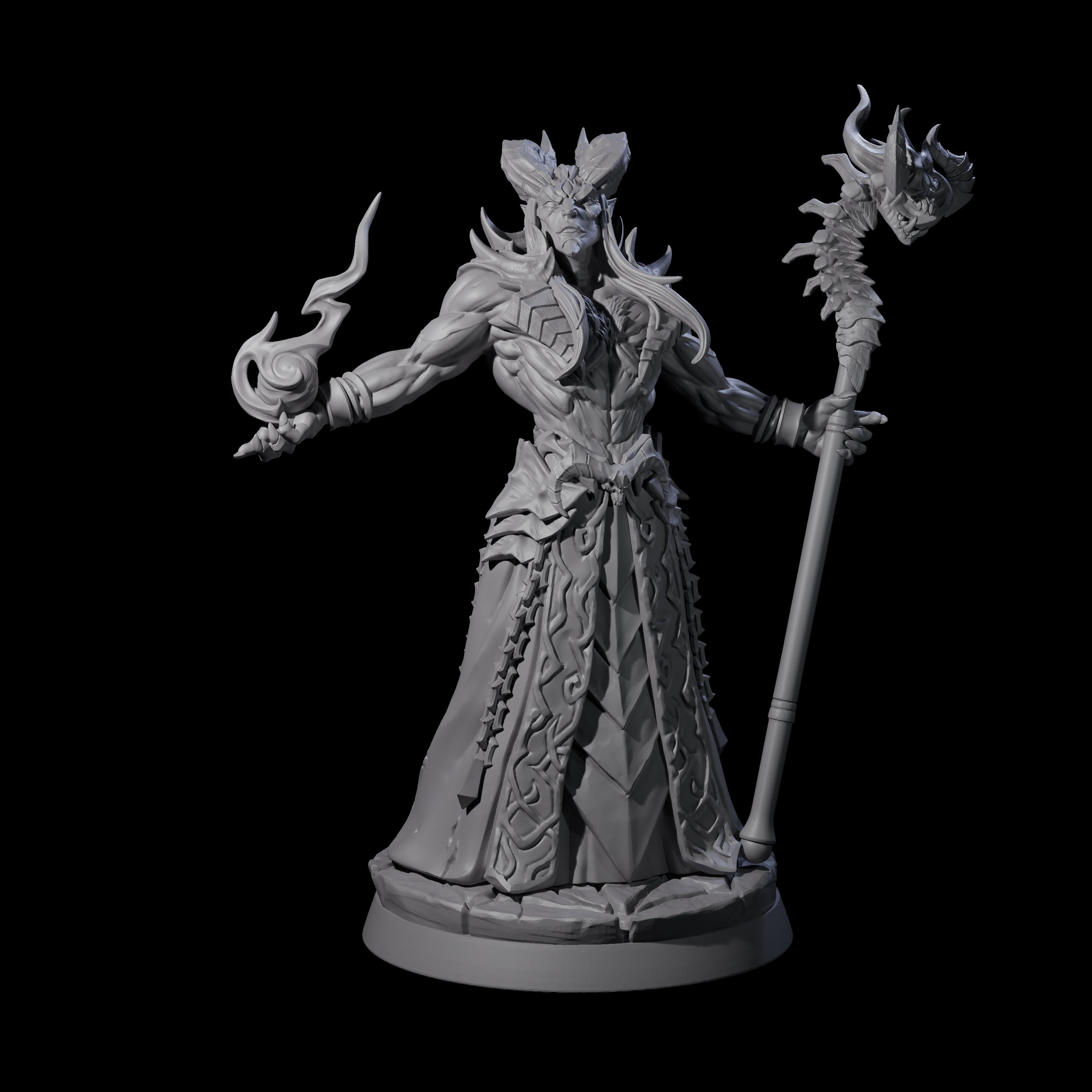Conjuring Tricky Archdevil Miniature for Dungeons and Dragons, Pathfinder or other TTRPGs