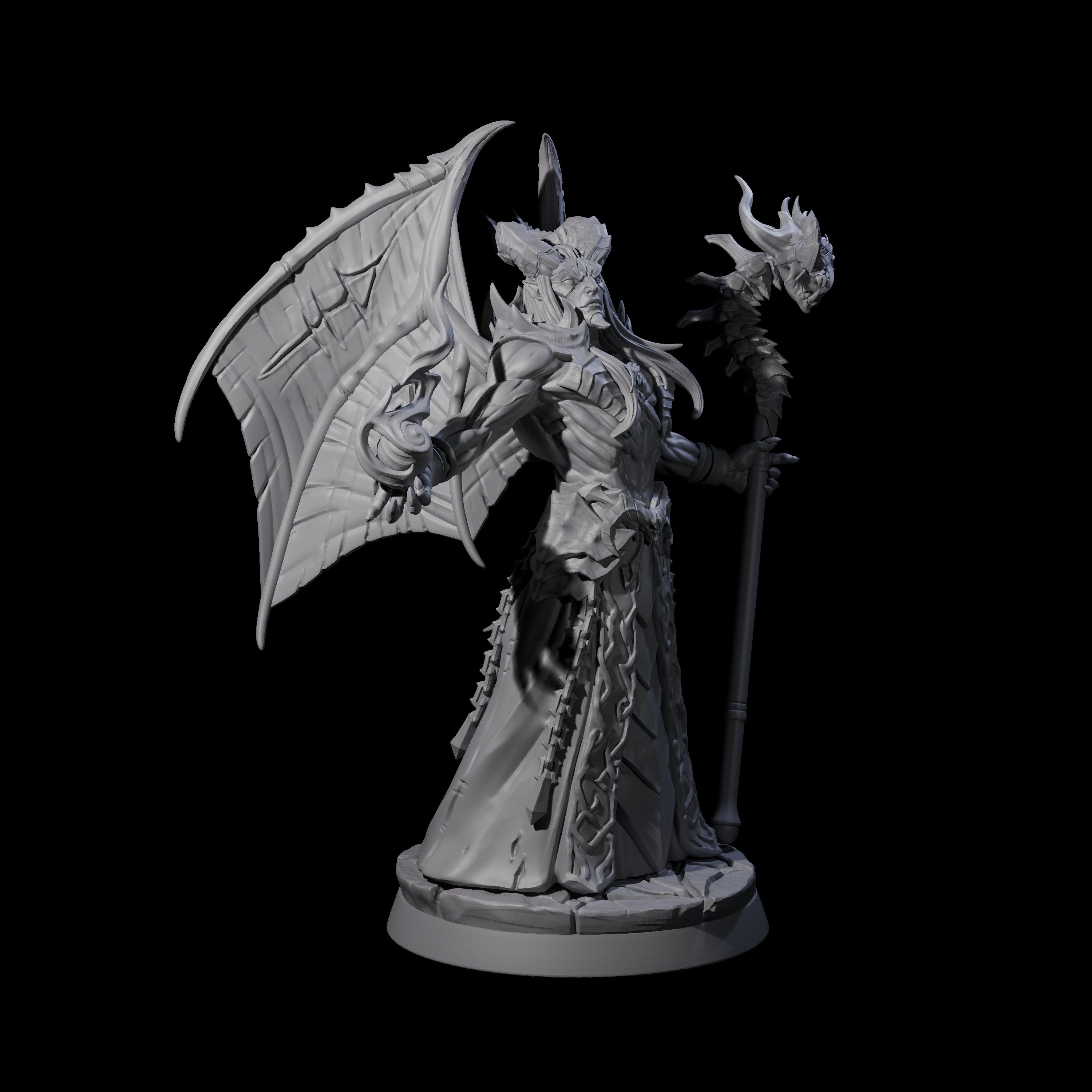 Conjuring Tricky Archdevil Miniature for Dungeons and Dragons, Pathfinder or other TTRPGs
