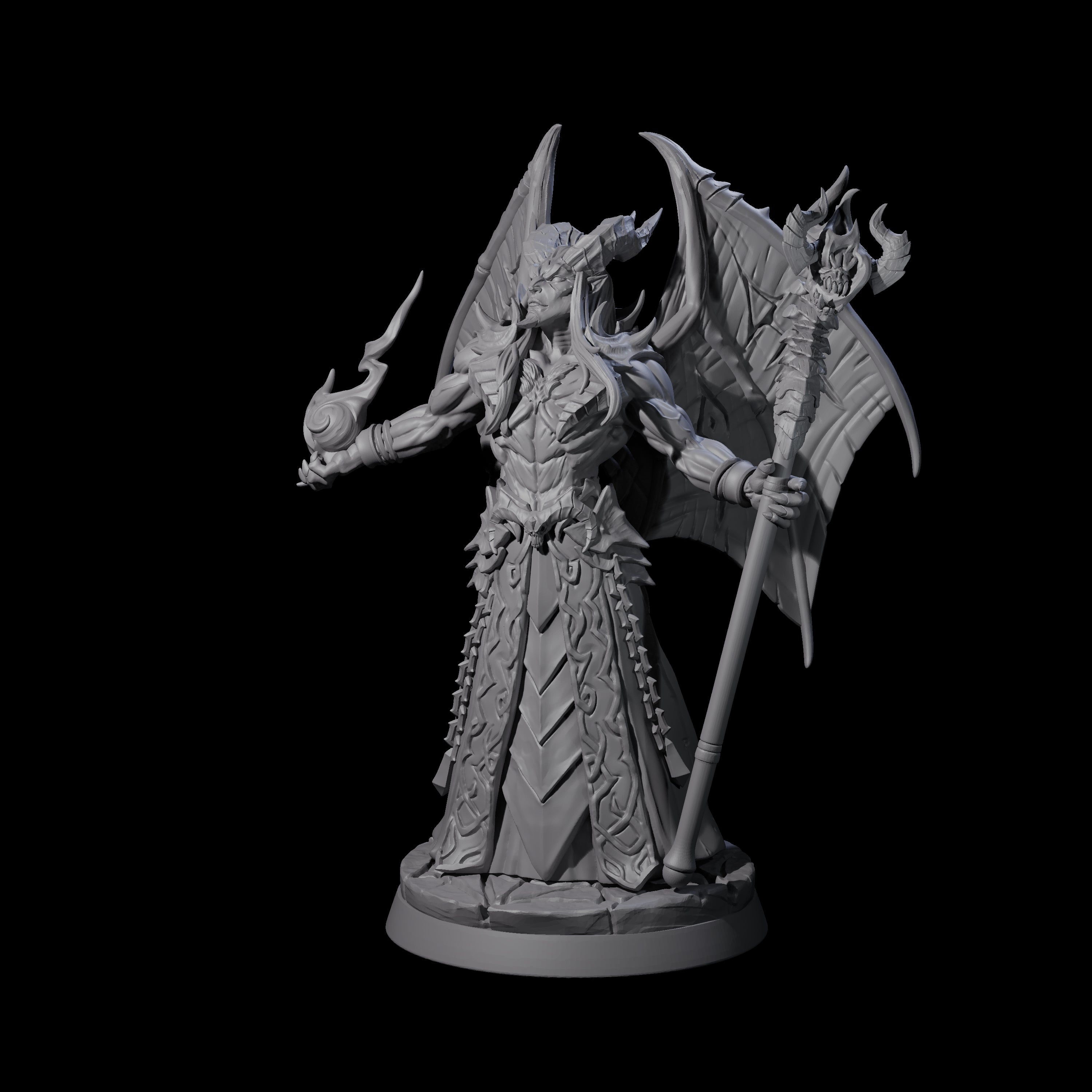 Conjuring Tricky Archdevil Miniature for Dungeons and Dragons, Pathfinder or other TTRPGs