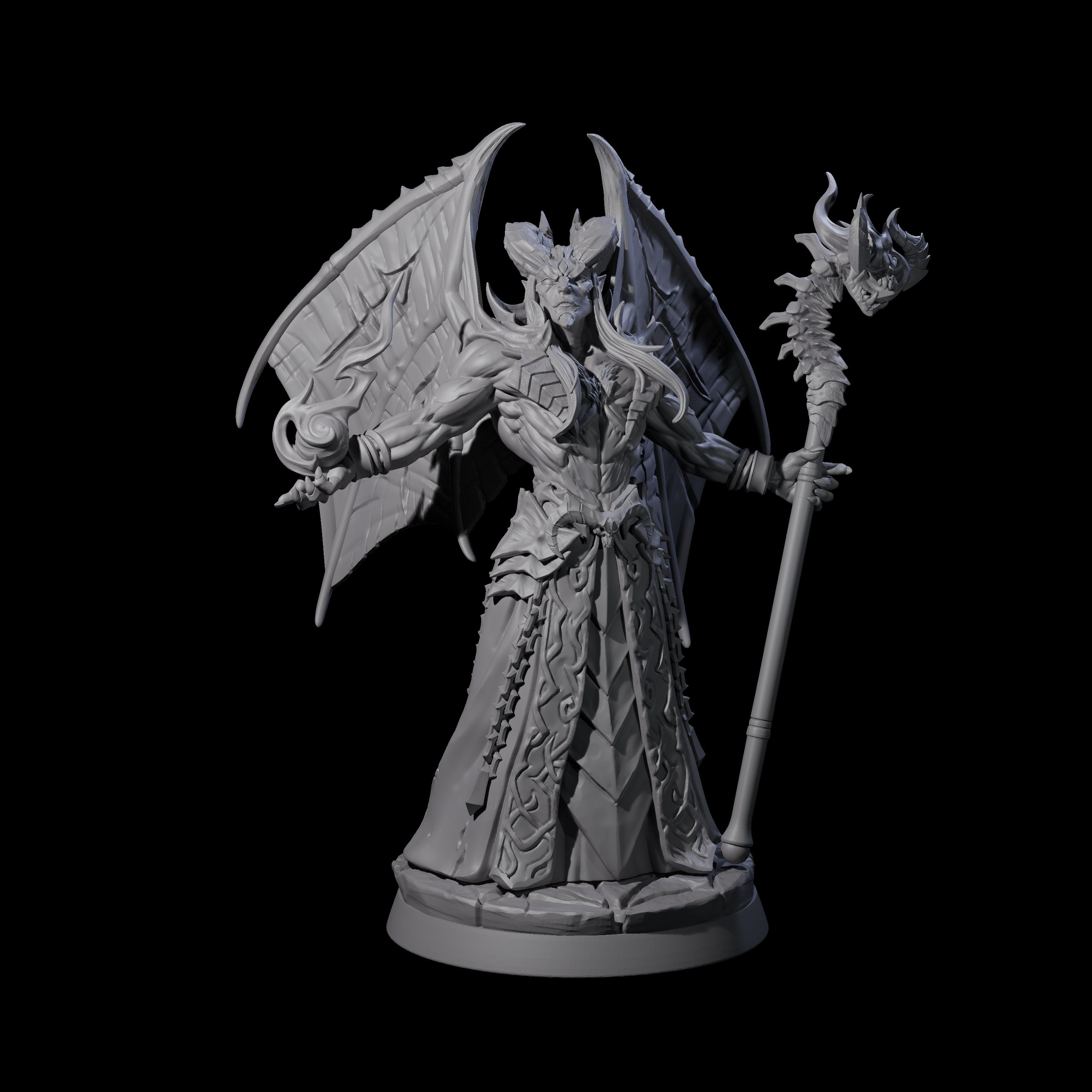 Conjuring Tricky Archdevil Miniature for Dungeons and Dragons, Pathfinder or other TTRPGs