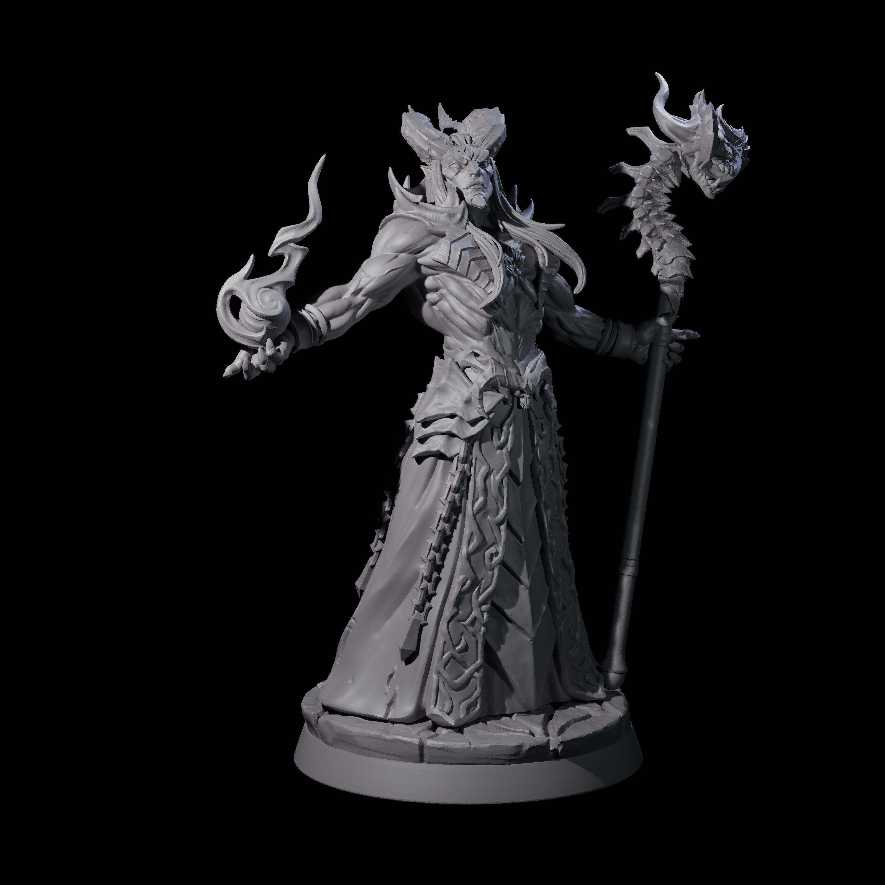 Conjuring Tricky Archdevil Miniature for Dungeons and Dragons, Pathfinder or other TTRPGs