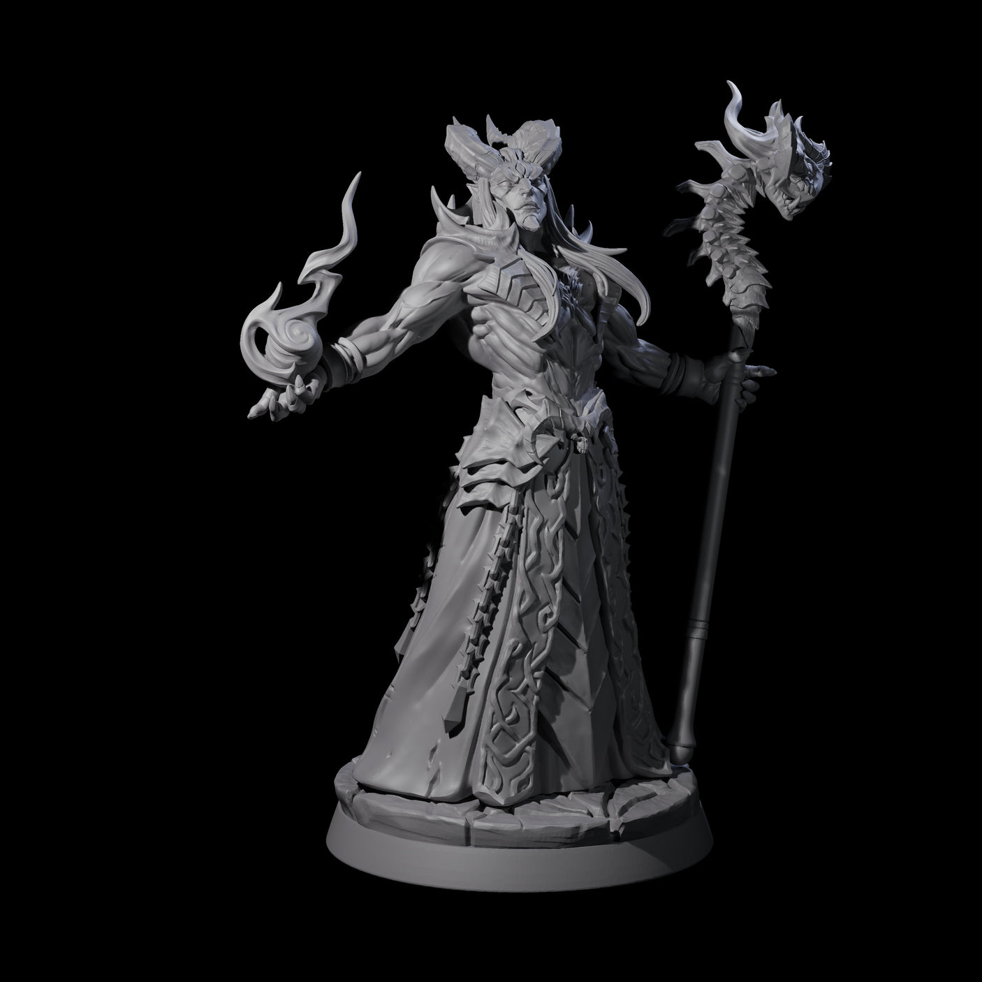 Conjuring Tricky Archdevil Miniature for Dungeons and Dragons, Pathfinder or other TTRPGs