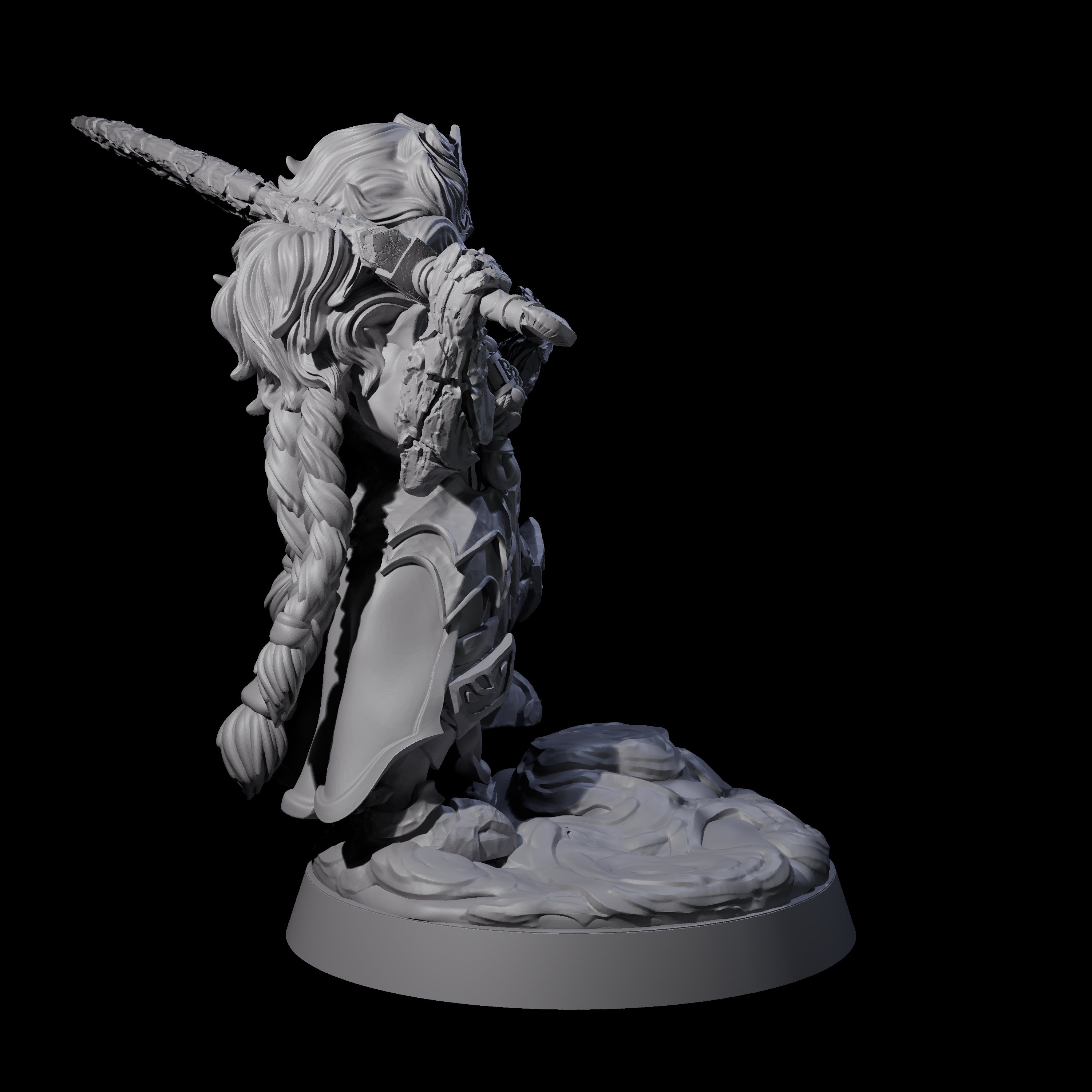 Considering Dwarf Elementalist Miniature for Dungeons and Dragons, Pathfinder or other TTRPGs