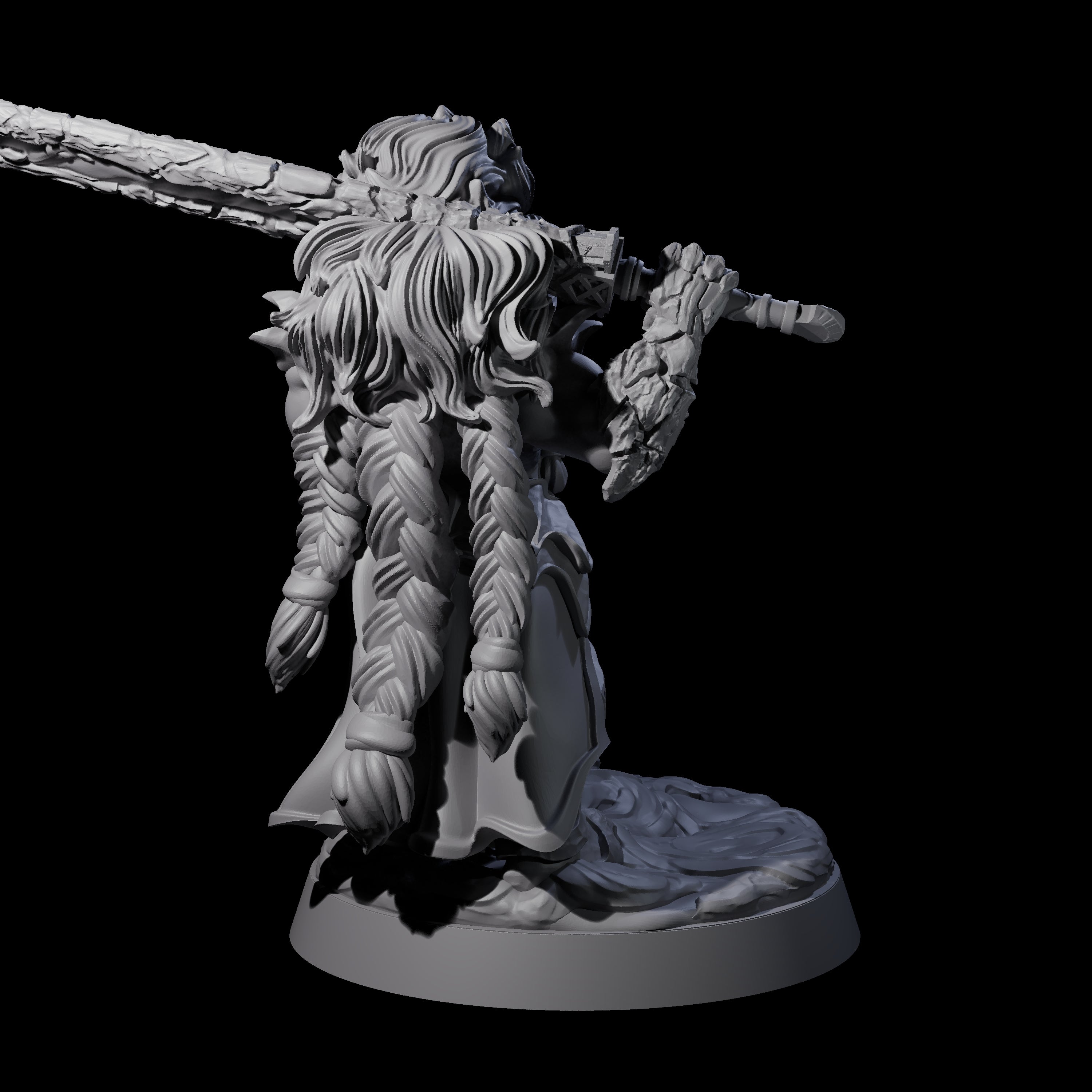 Considering Dwarf Elementalist Miniature for Dungeons and Dragons, Pathfinder or other TTRPGs