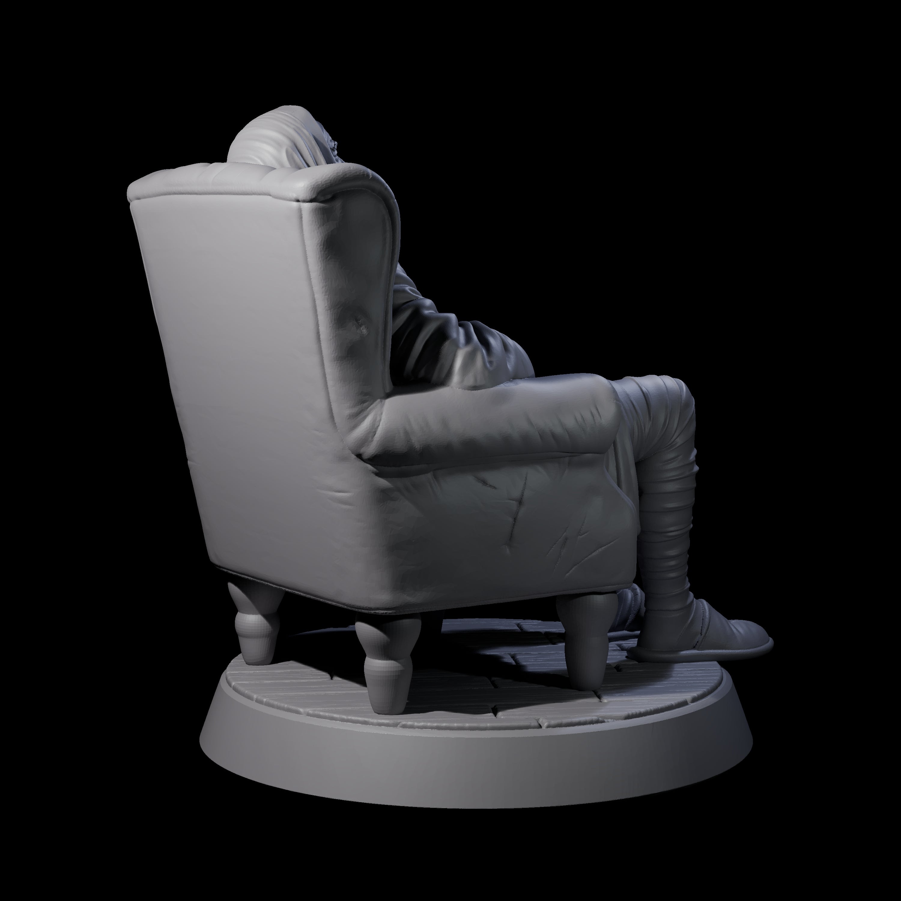 Convalescing Human Investigator Miniature for Dungeons and Dragons, Pathfinder or other TTRPGs