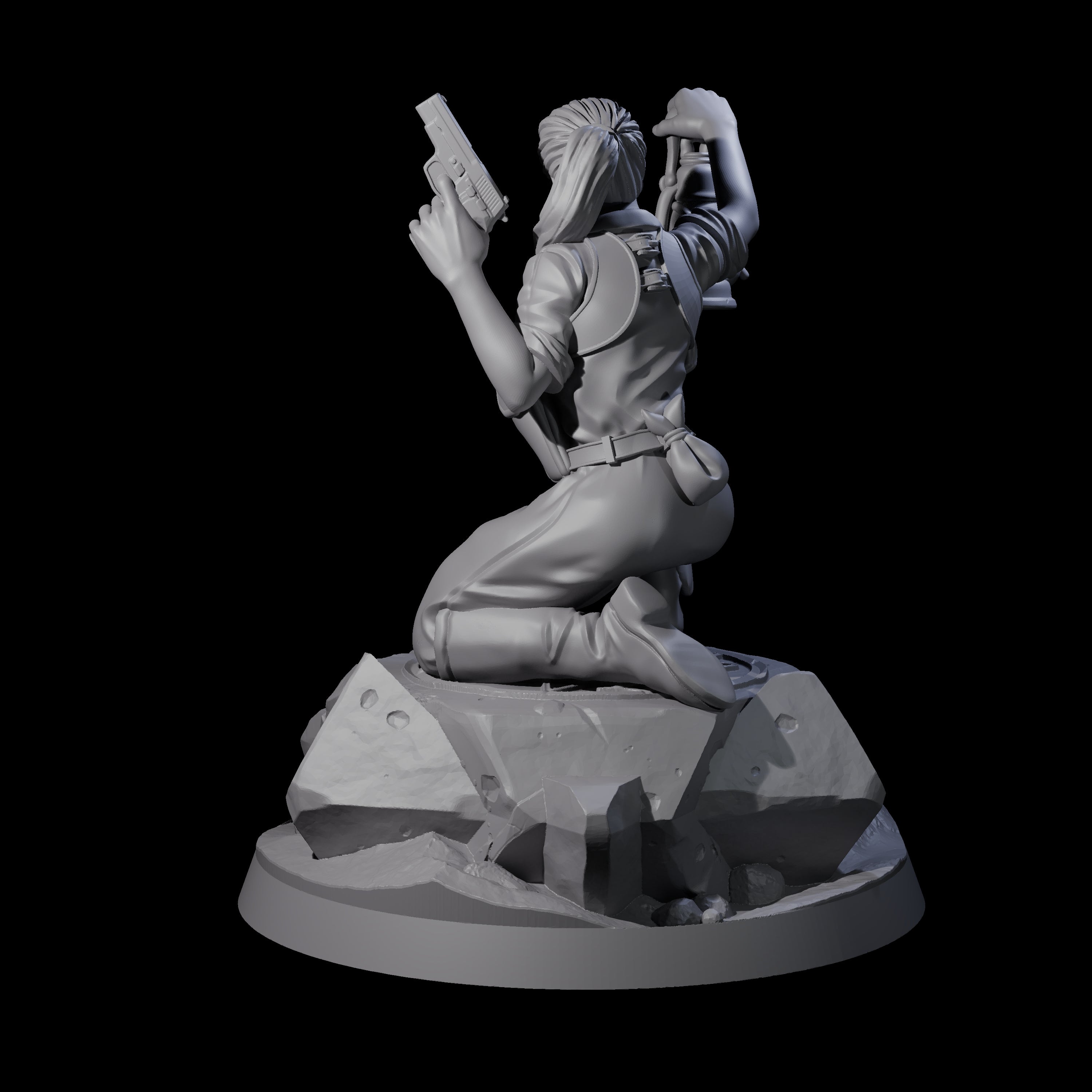 Cool As A Cucumber Human Investigator Miniature for Dungeons and Dragons, Pathfinder or other TTRPGs