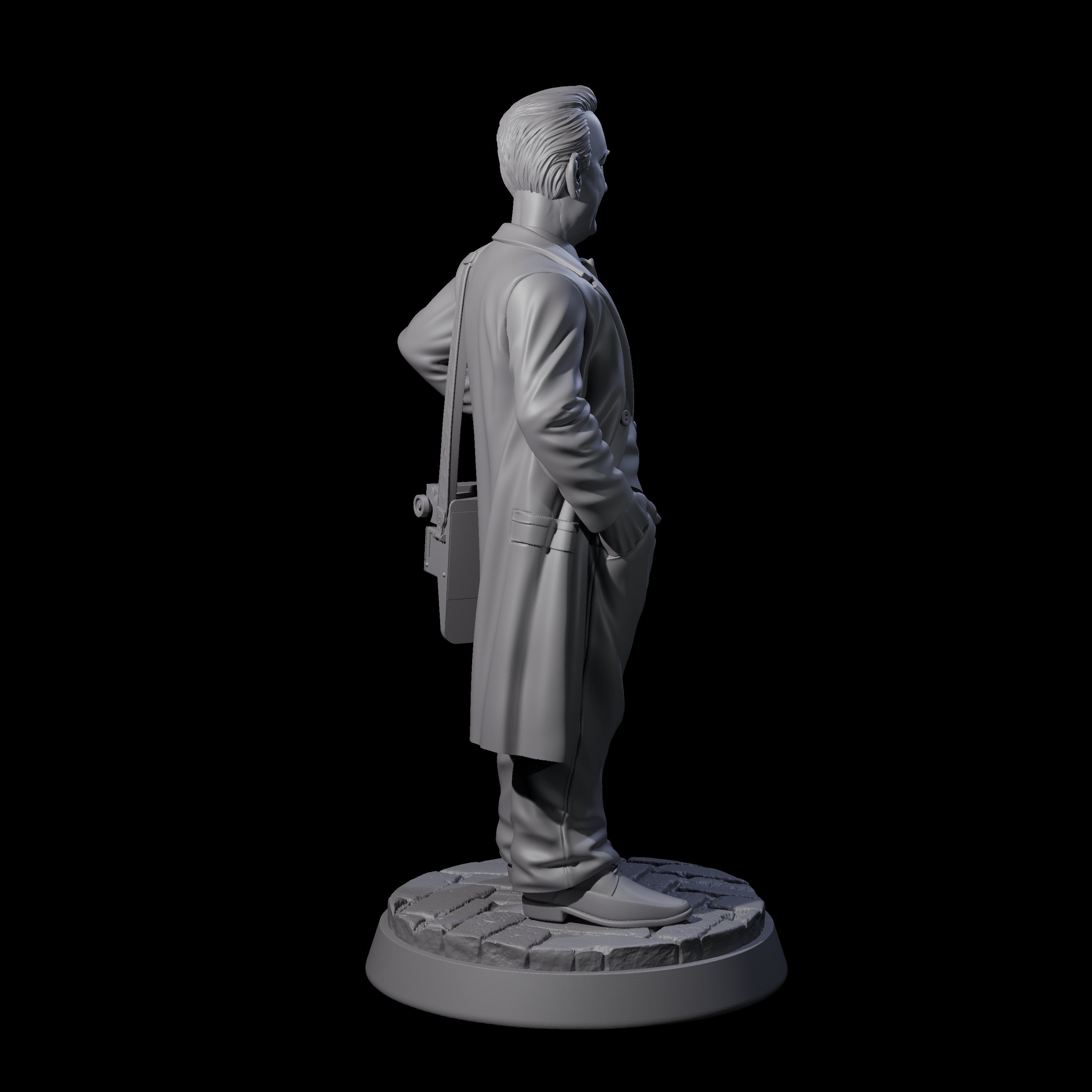 Copy writing Journalist Miniature for Dungeons and Dragons, Pathfinder or other TTRPGs