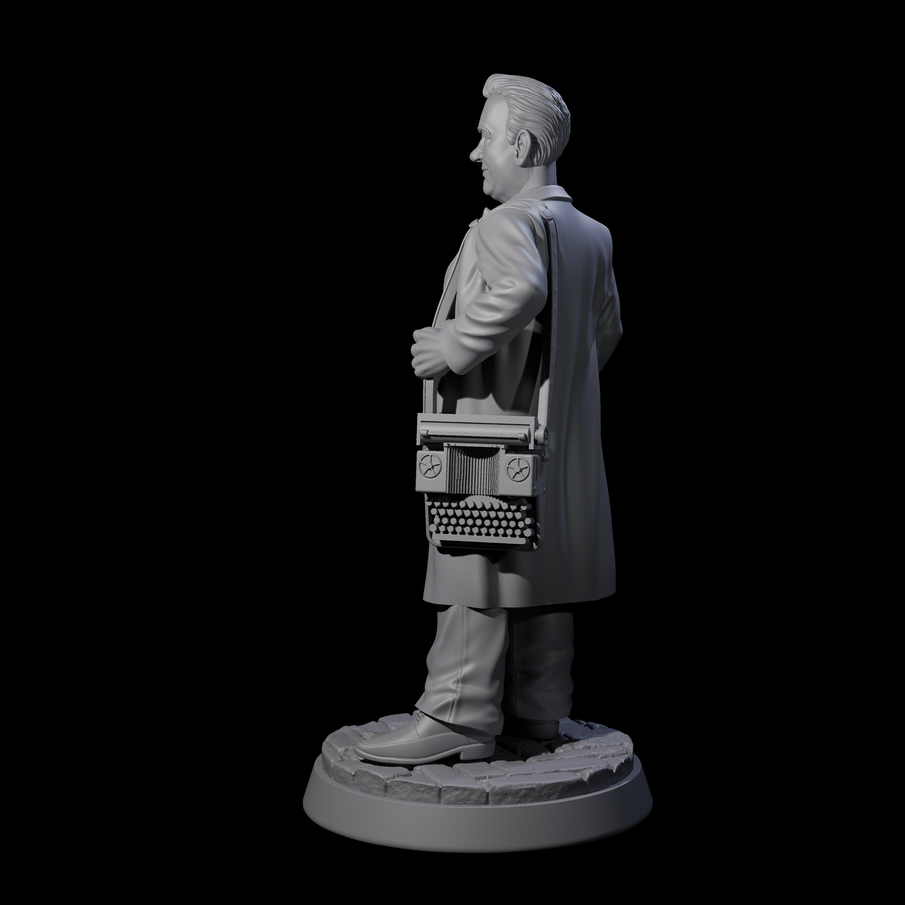 Copy writing Journalist Miniature for Dungeons and Dragons, Pathfinder or other TTRPGs