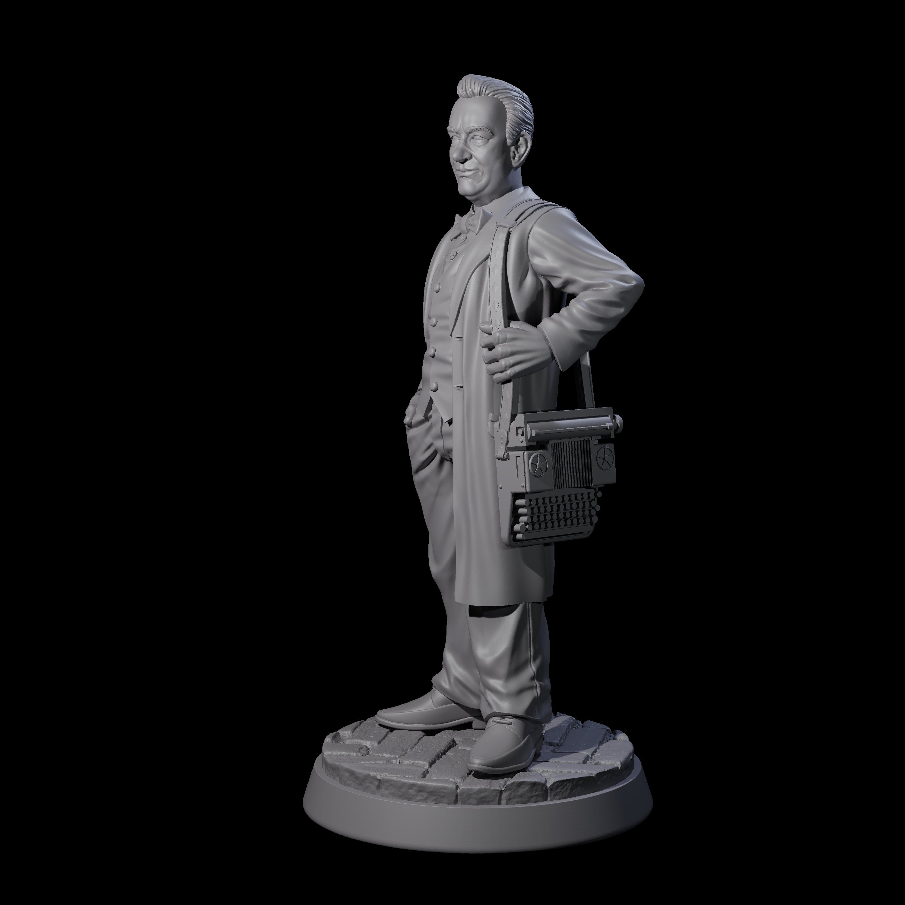 Copy writing Journalist Miniature for Dungeons and Dragons, Pathfinder or other TTRPGs