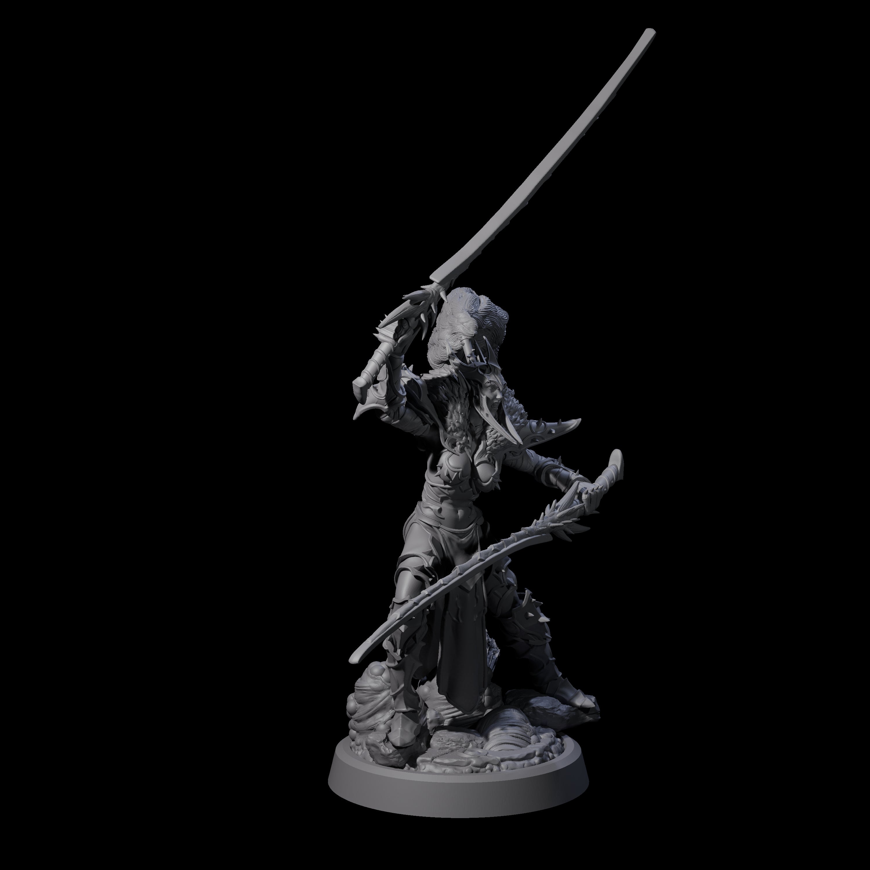 Corrupted Hive Protector A Miniature for Dungeons and Dragons, Pathfinder or other TTRPGs