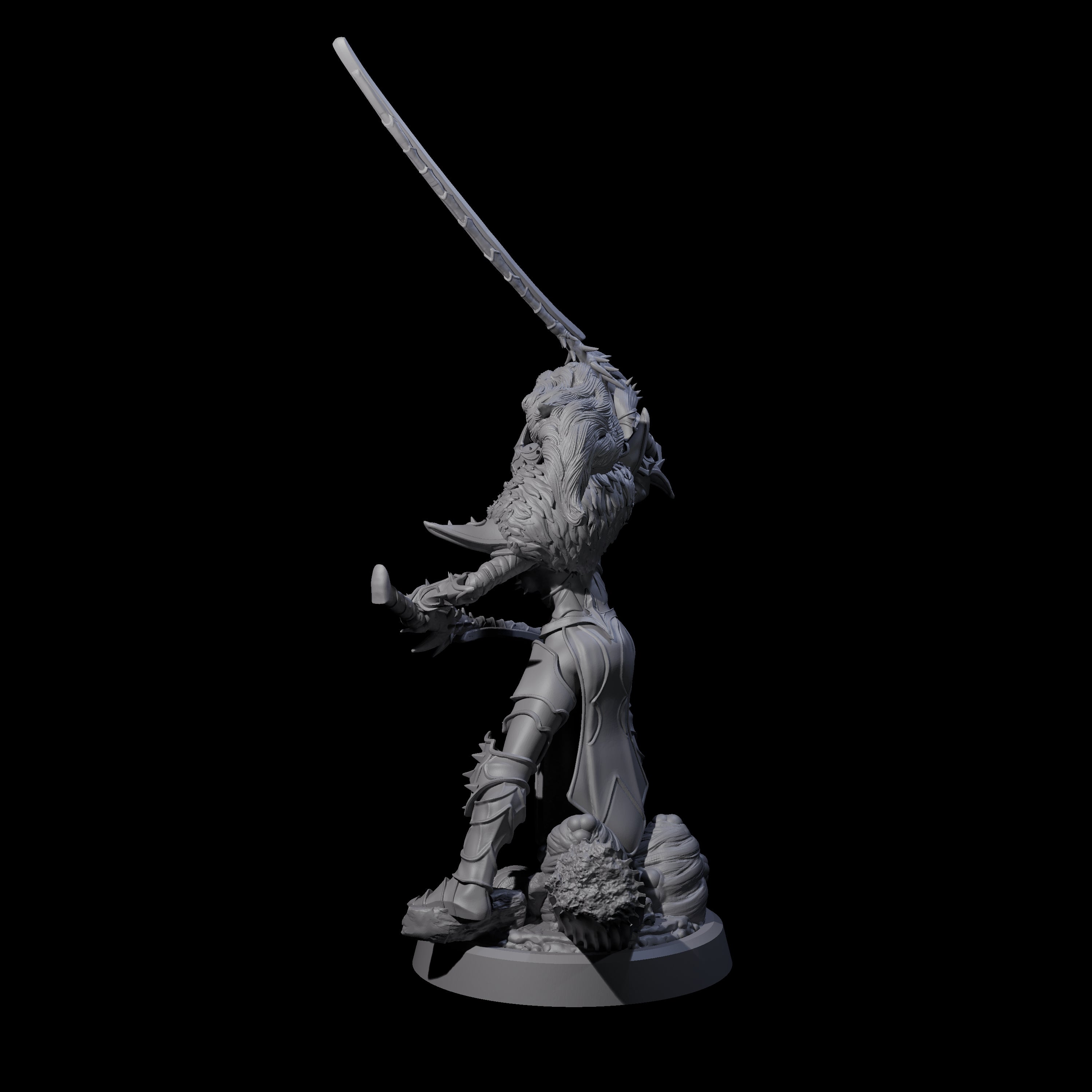 Corrupted Hive Protector A Miniature for Dungeons and Dragons, Pathfinder or other TTRPGs