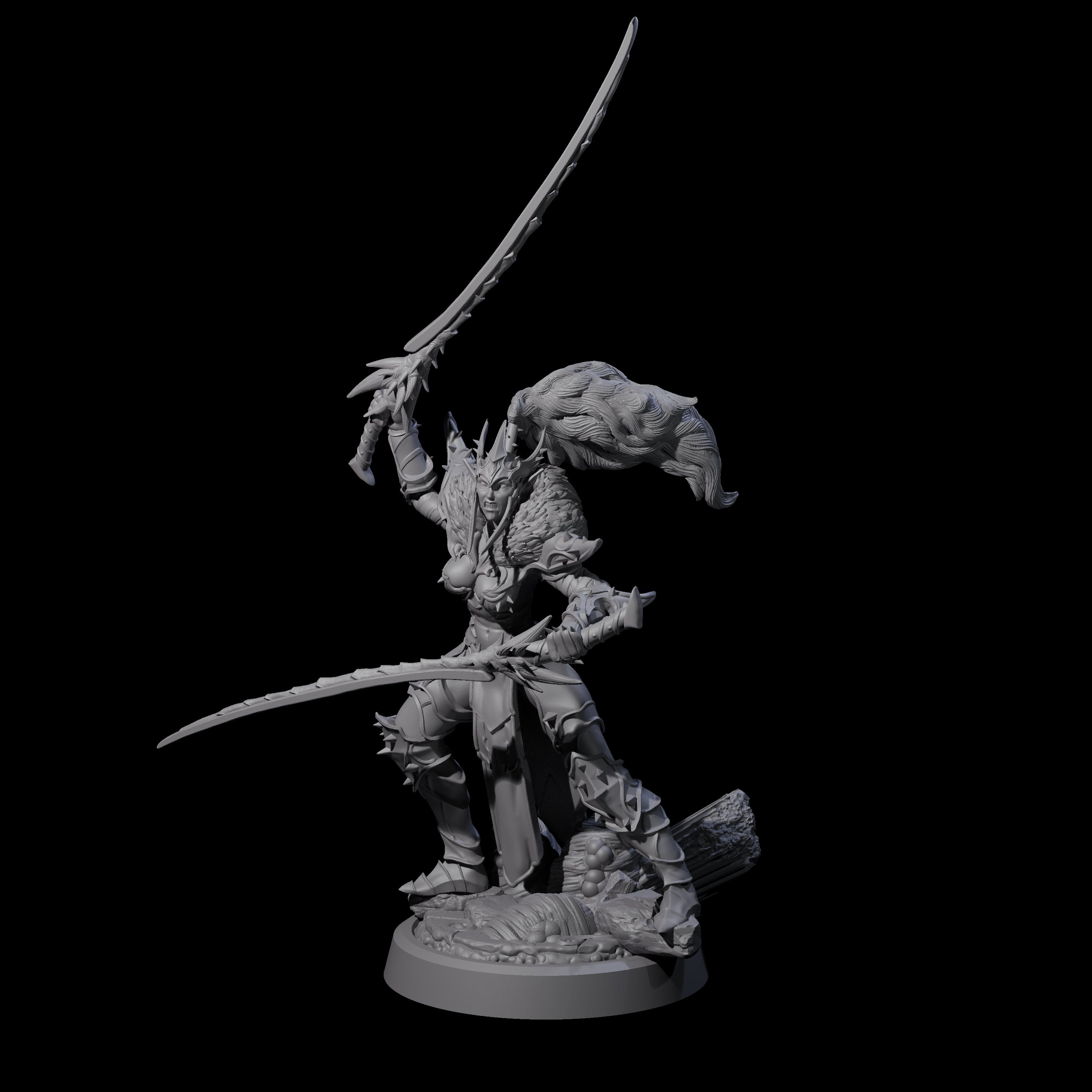 Corrupted Hive Protector A Miniature for Dungeons and Dragons, Pathfinder or other TTRPGs