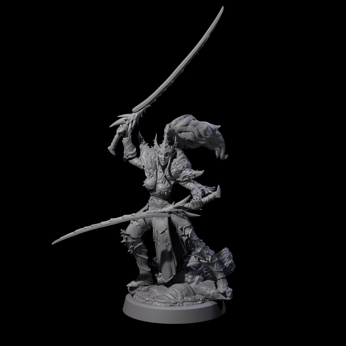 Corrupted Hive Protector A Miniature for Dungeons and Dragons, Pathfinder or other TTRPGs