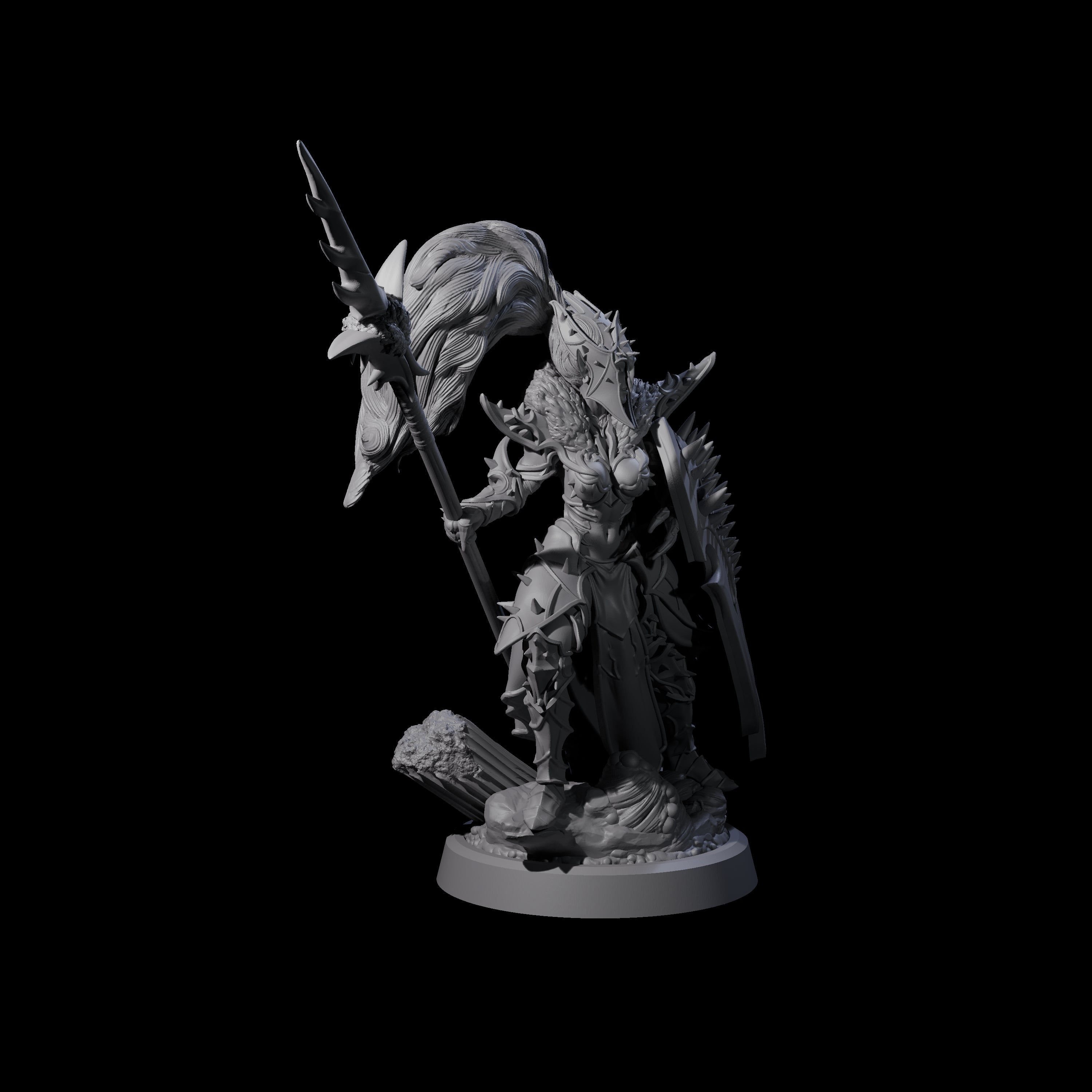 Corrupted Hive Protector B Miniature for Dungeons and Dragons, Pathfinder or other TTRPGs
