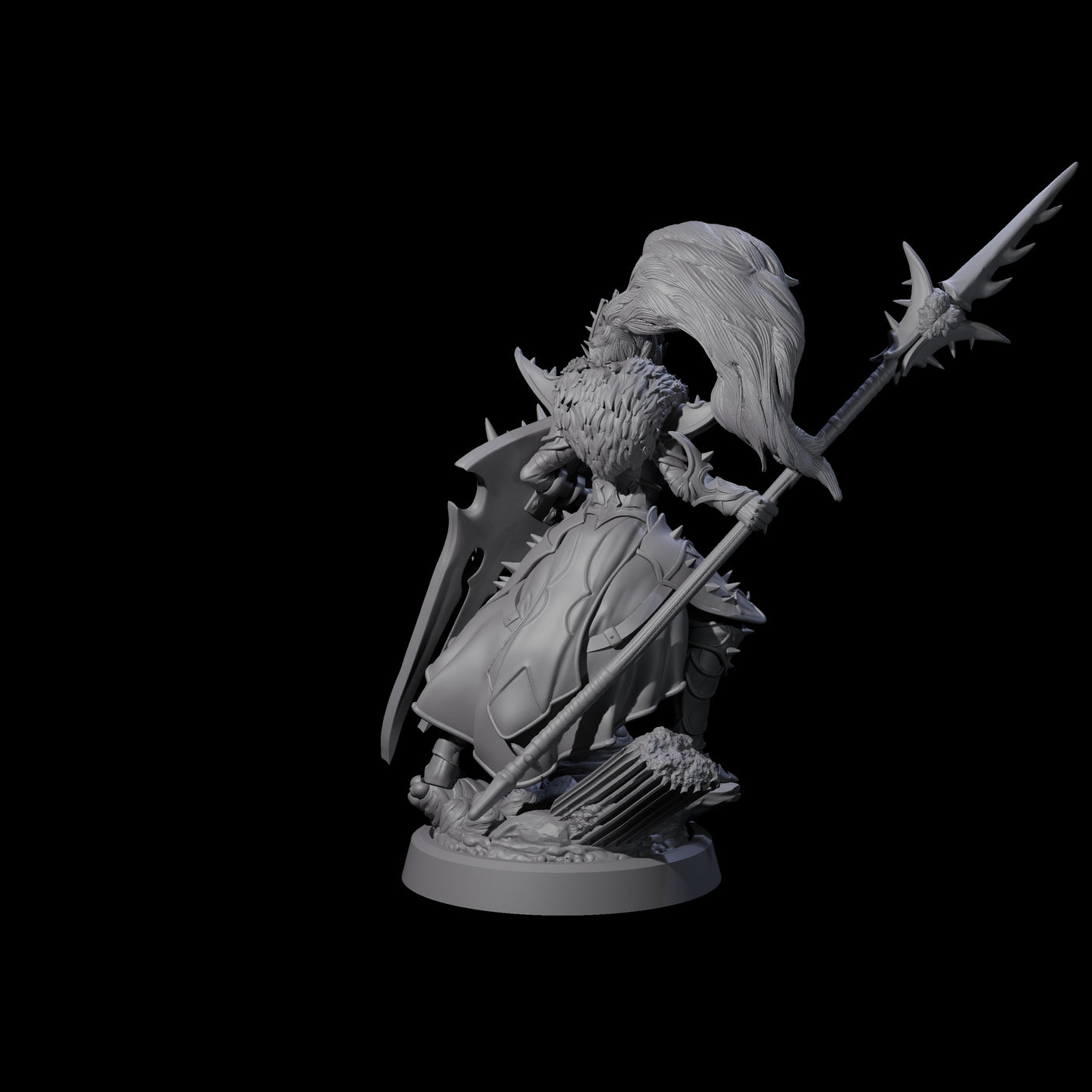 Corrupted Hive Protector B Miniature for Dungeons and Dragons, Pathfinder or other TTRPGs