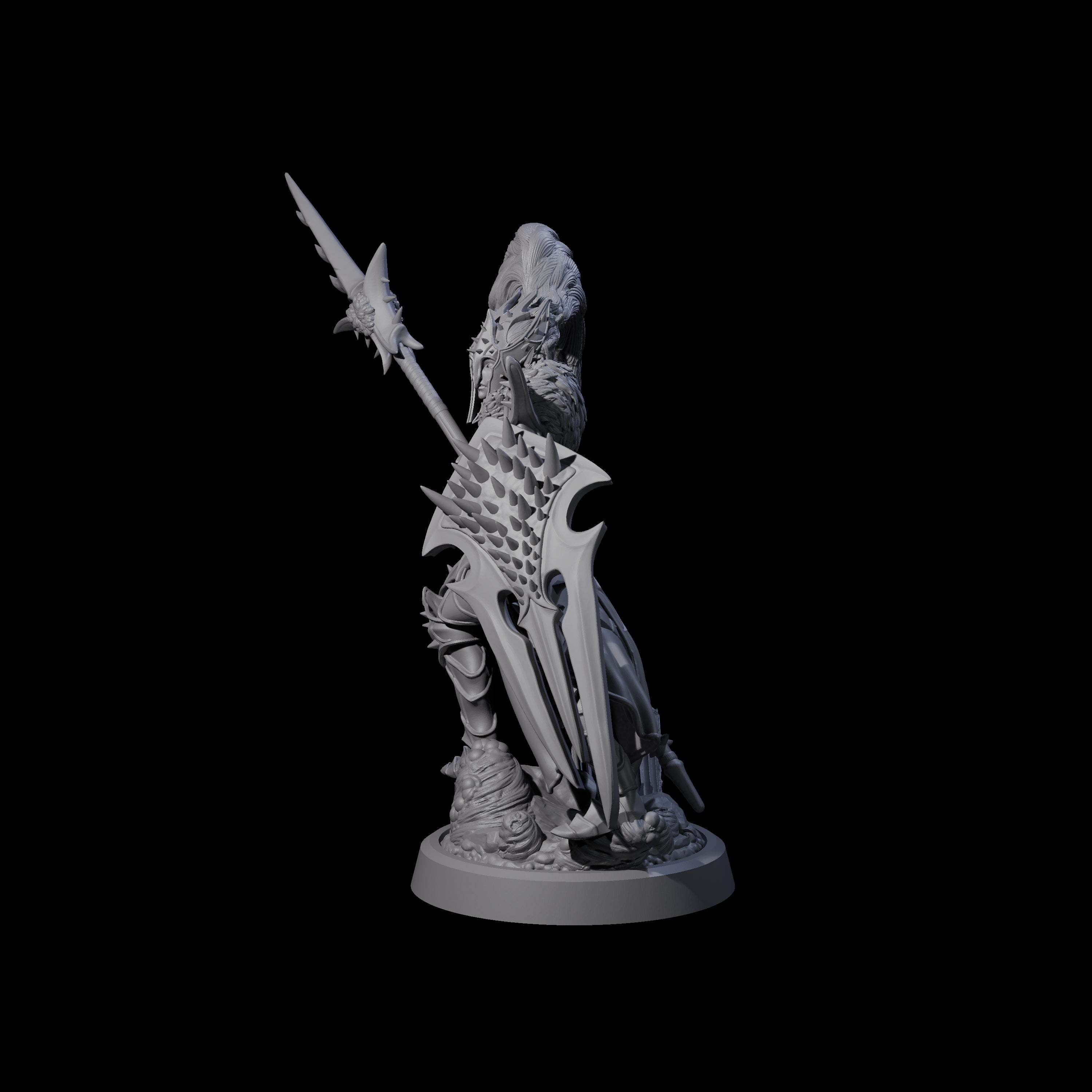 Corrupted Hive Protector B Miniature for Dungeons and Dragons, Pathfinder or other TTRPGs