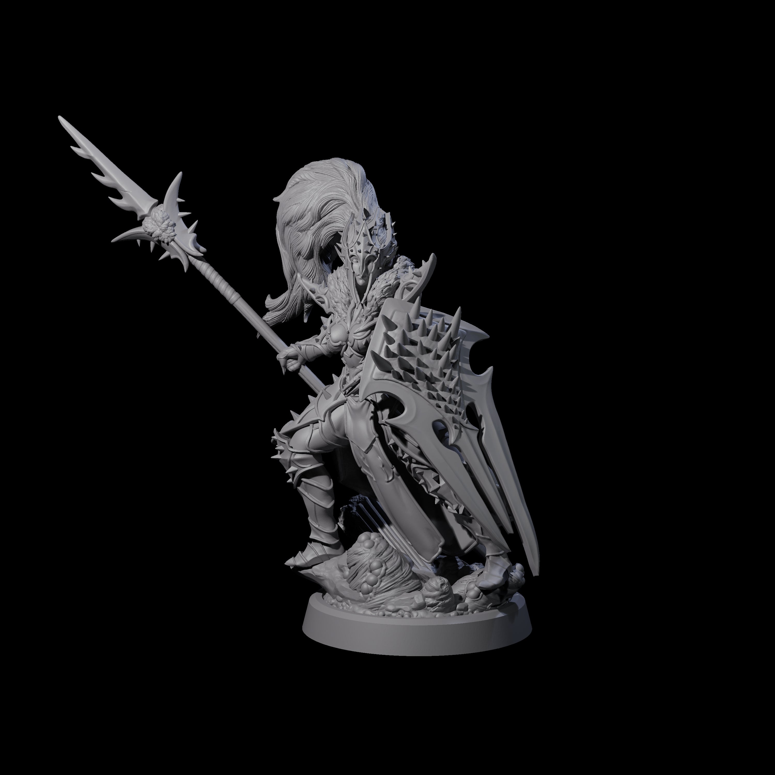 Corrupted Hive Protector B Miniature for Dungeons and Dragons, Pathfinder or other TTRPGs