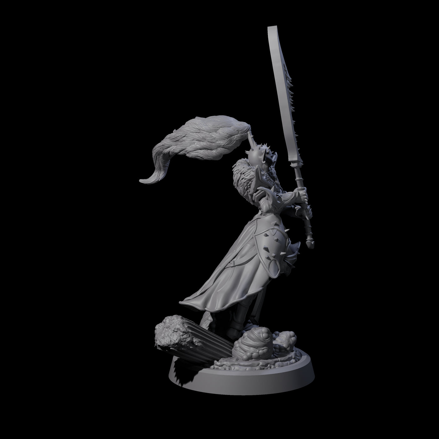 Corrupted Hive Protector D Miniature for Dungeons and Dragons, Pathfinder or other TTRPGs