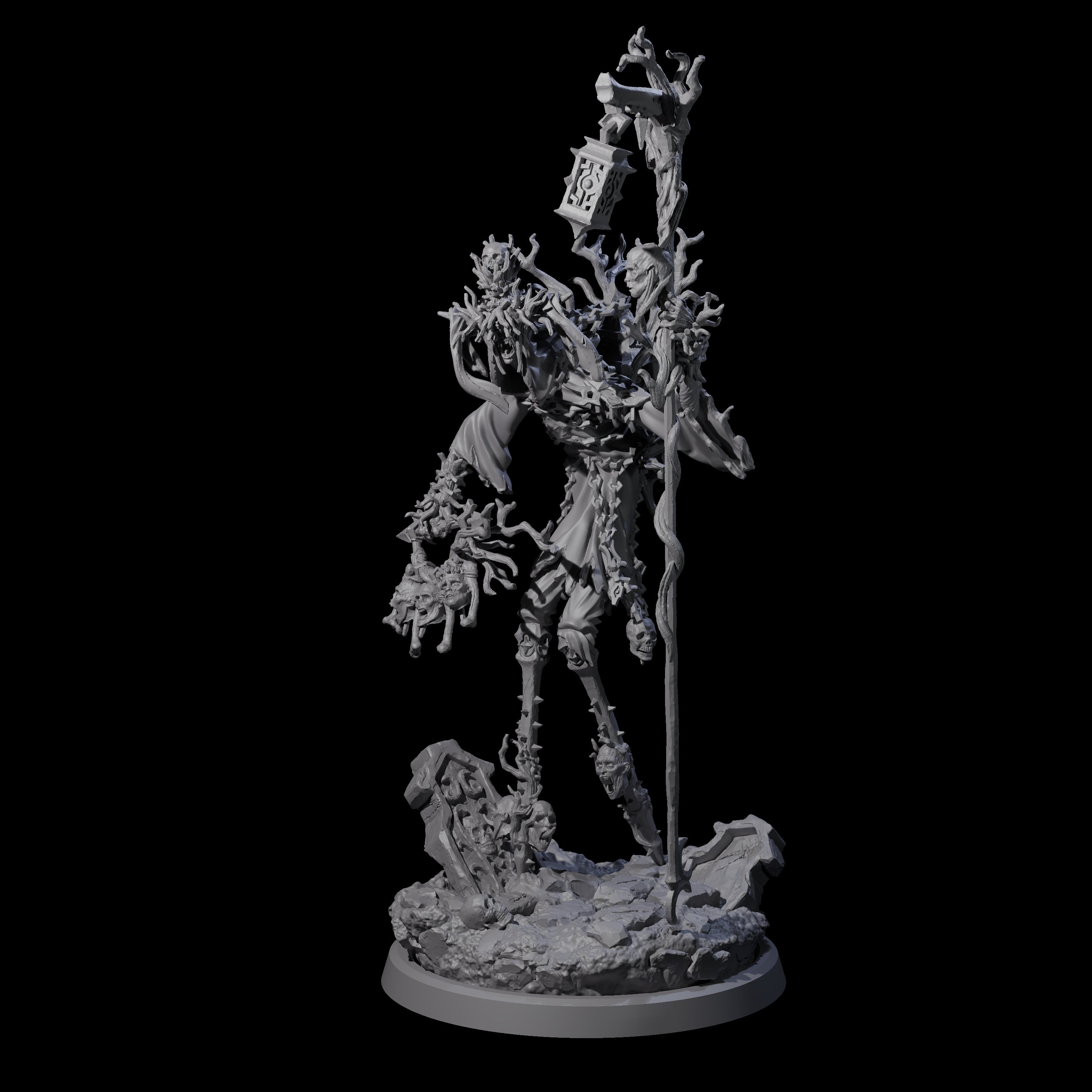 Corrupted Human Druid A Miniature for Dungeons and Dragons, Pathfinder or other TTRPGs