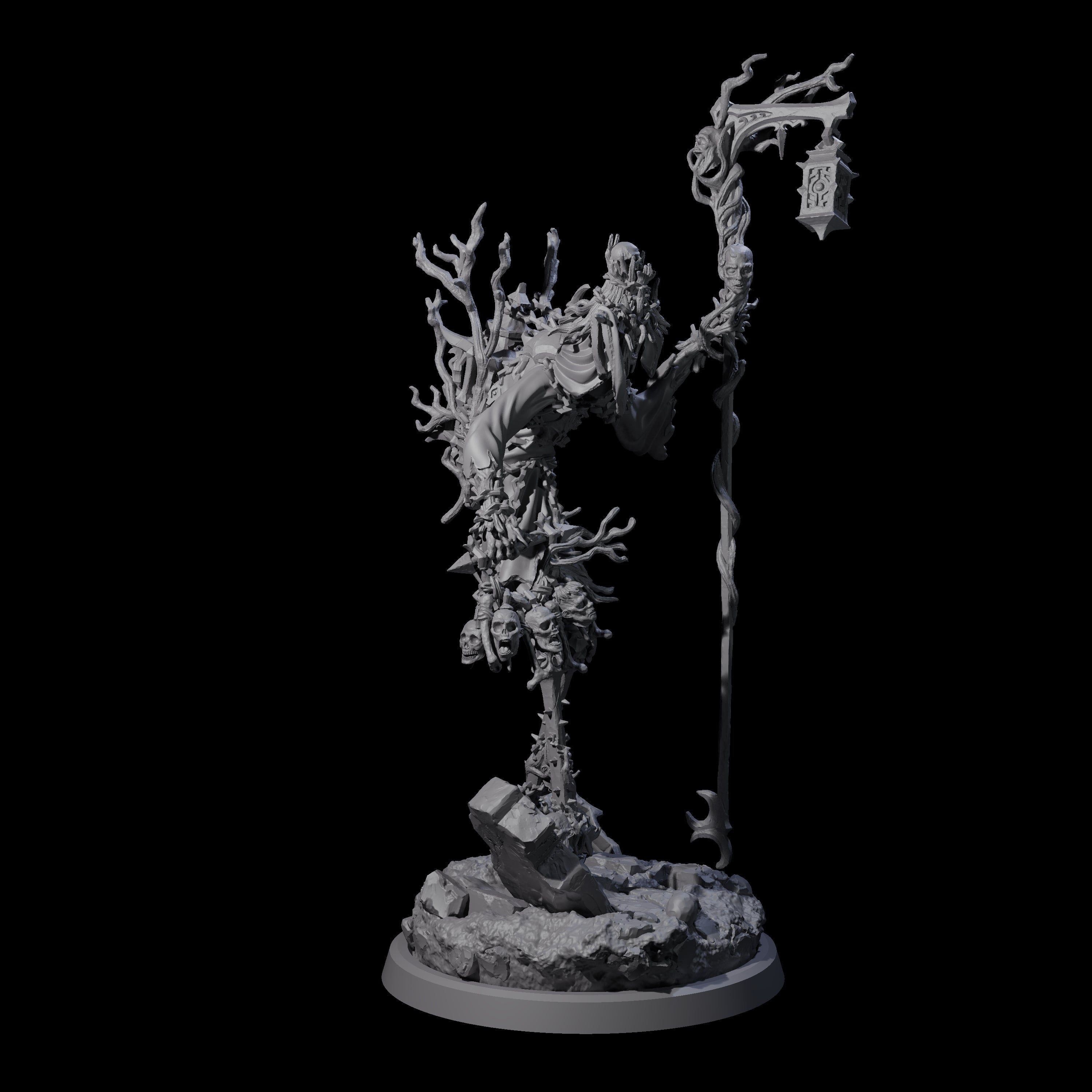 Corrupted Human Druid A Miniature for Dungeons and Dragons, Pathfinder or other TTRPGs