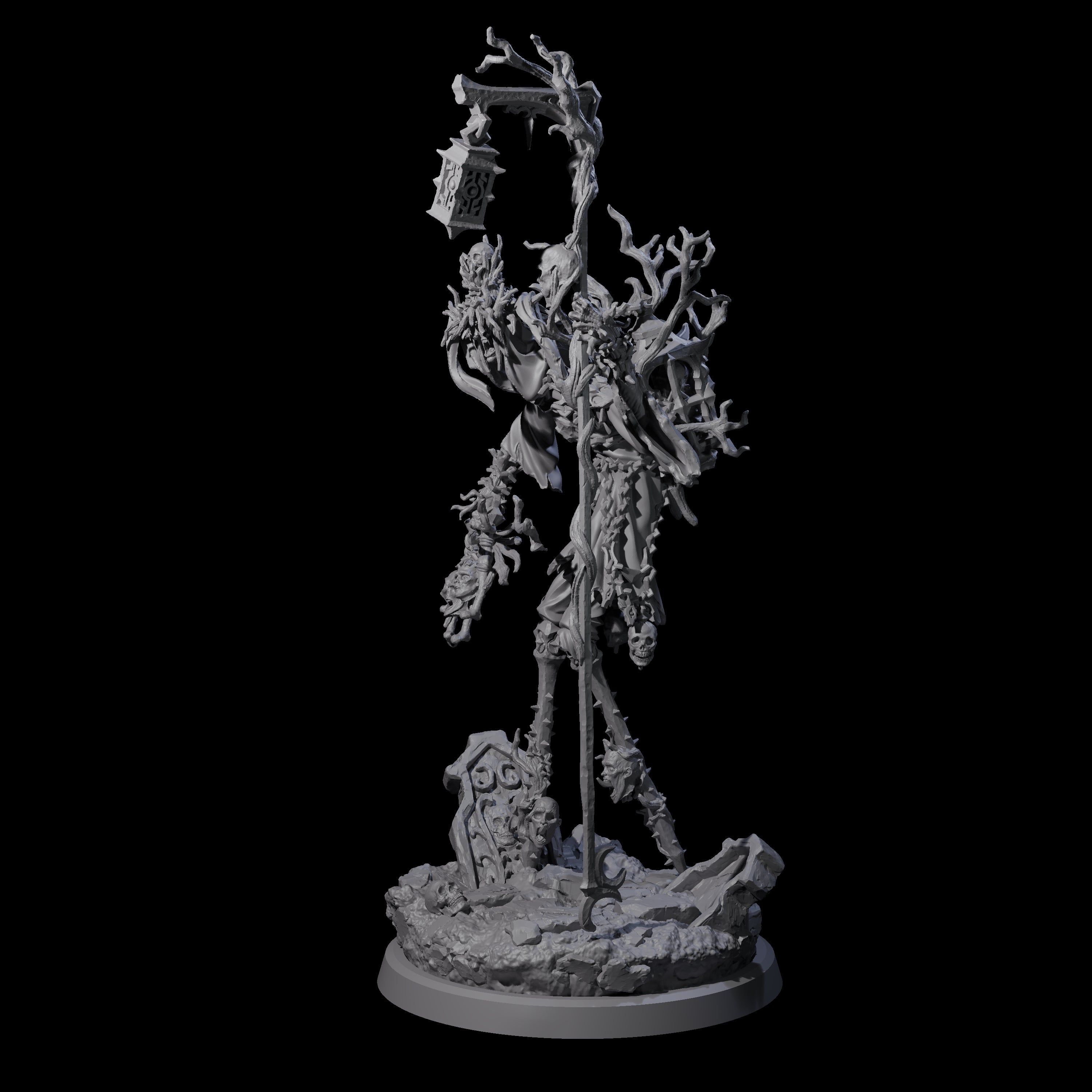 Corrupted Human Druid A Miniature for Dungeons and Dragons, Pathfinder or other TTRPGs