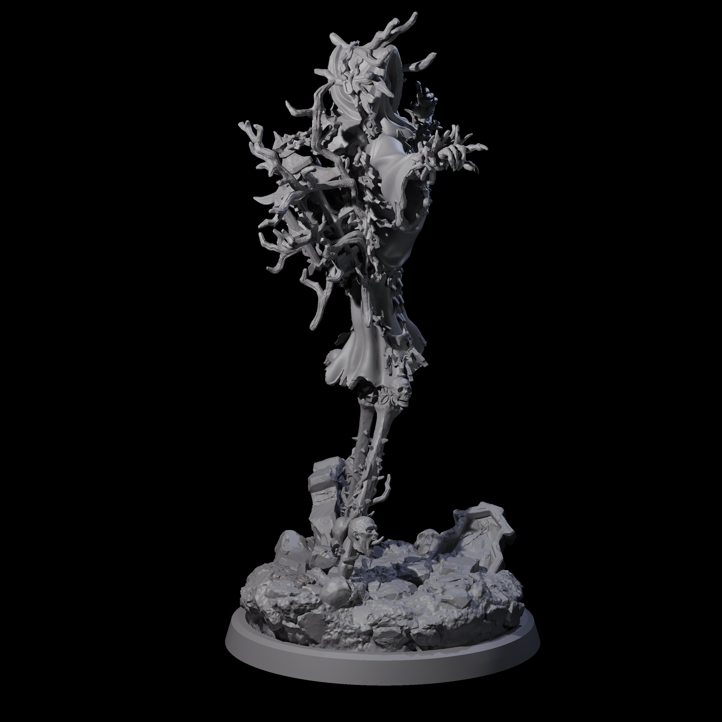 Corrupted Human Druid B Miniature for Dungeons and Dragons, Pathfinder or other TTRPGs