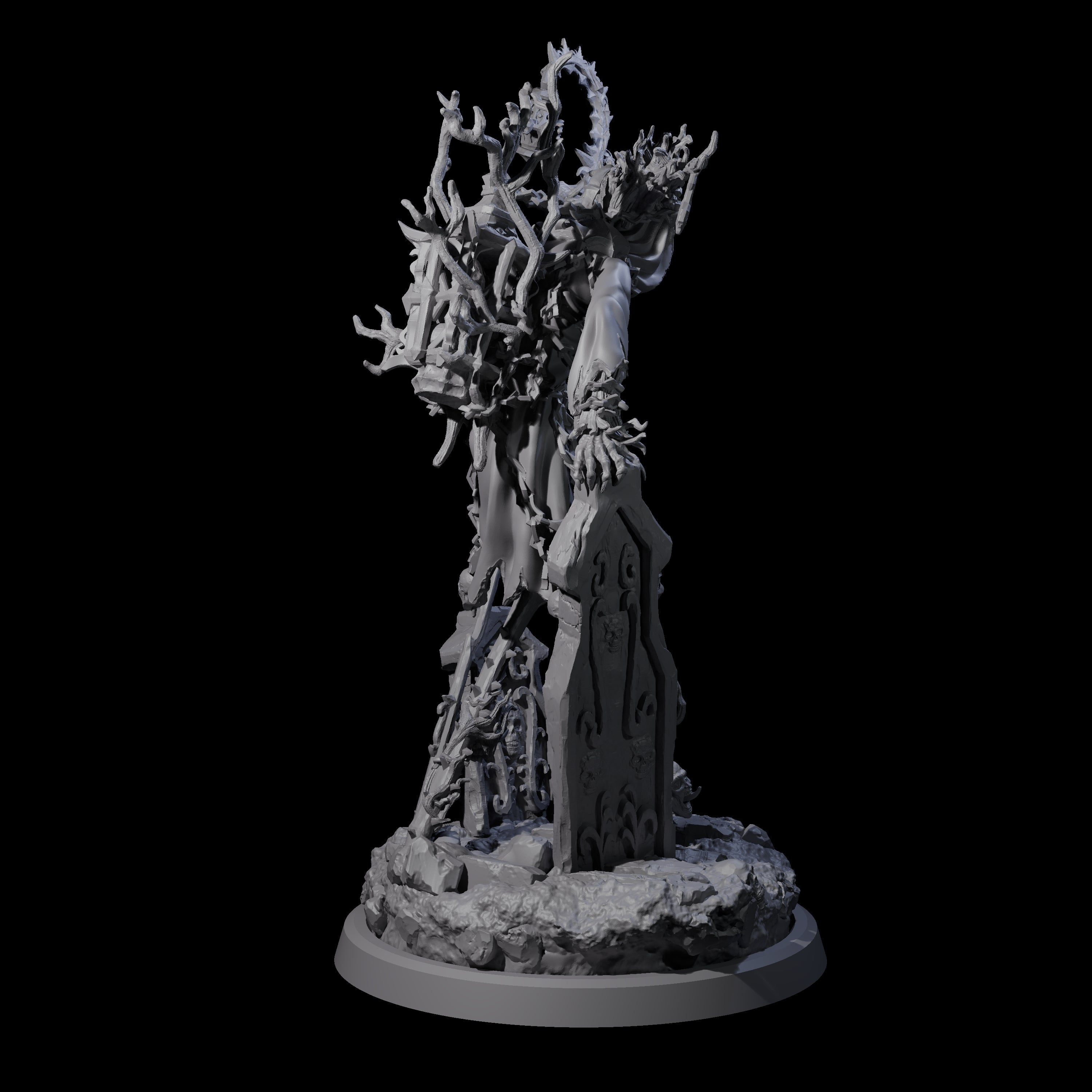 Corrupted Human Druid D Miniature for Dungeons and Dragons, Pathfinder or other TTRPGs