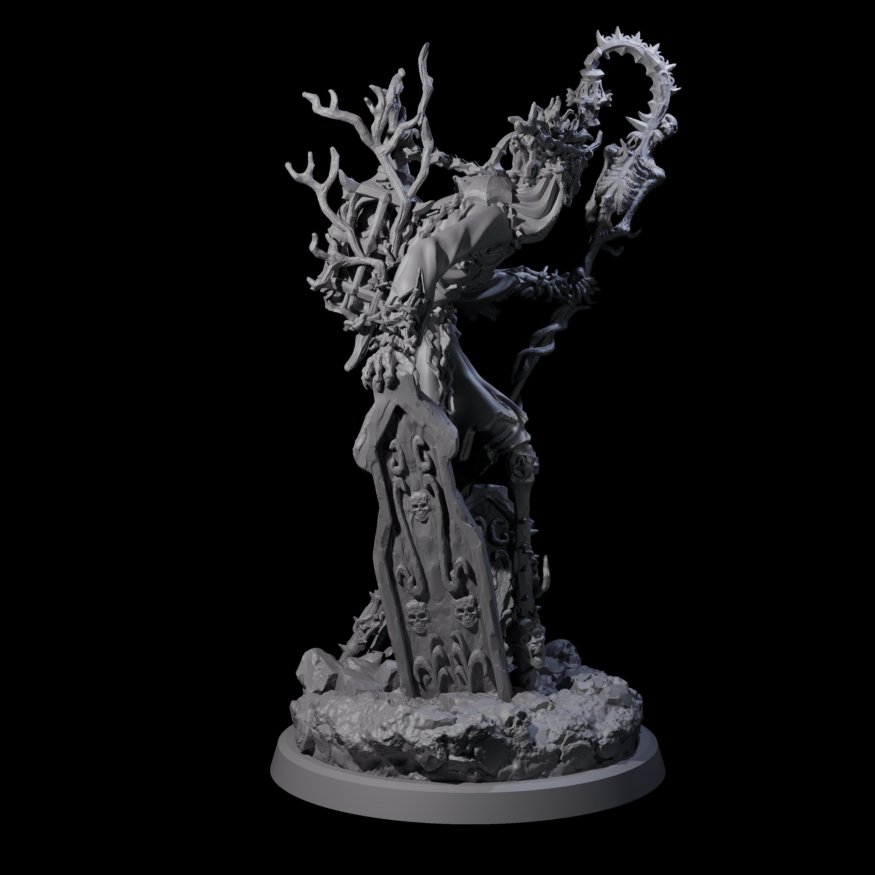 Corrupted Human Druids Miniature for Dungeons and Dragons, Pathfinder or other TTRPGs
