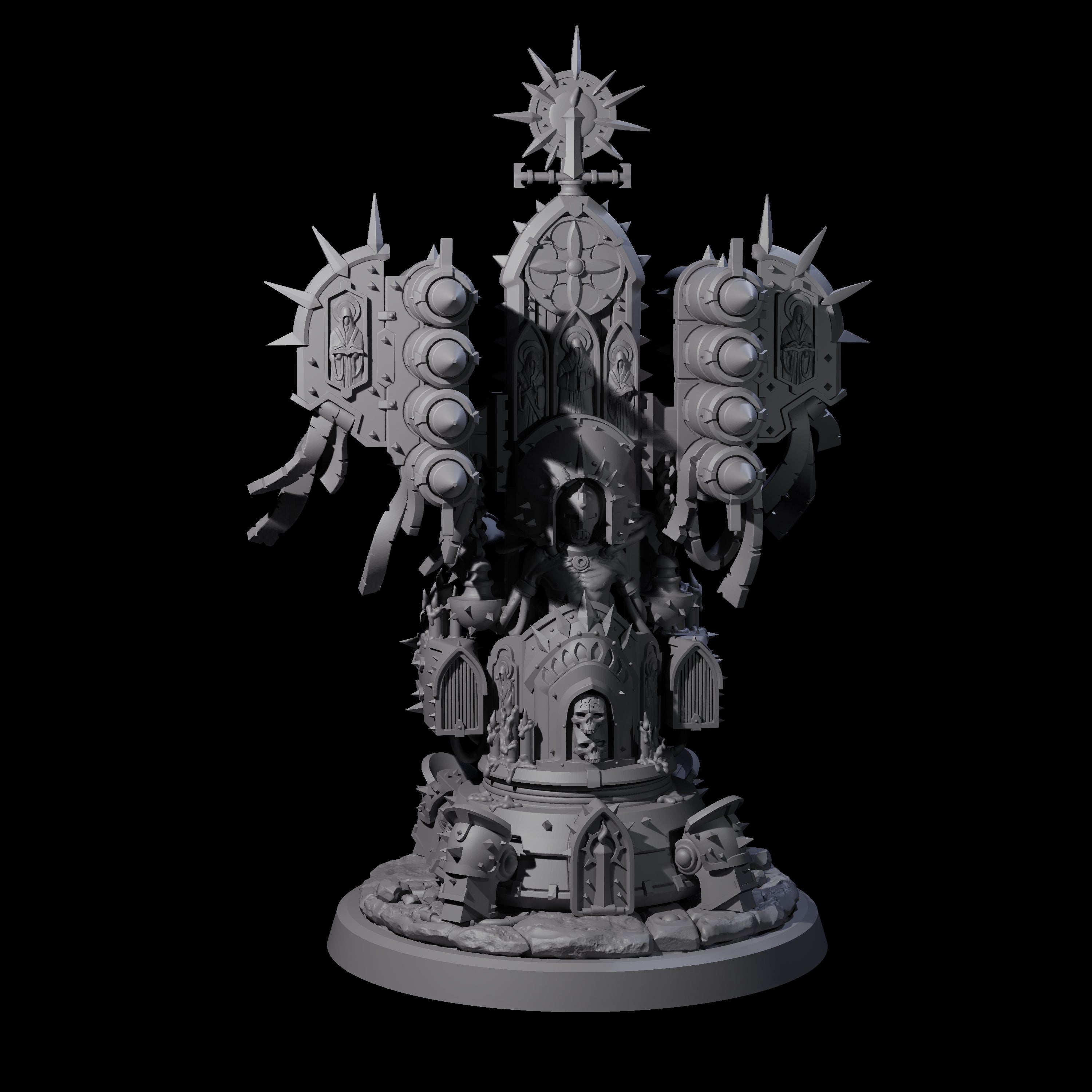 Corrupted Human Techpriests Miniature for Dungeons and Dragons, Pathfinder or other TTRPGs