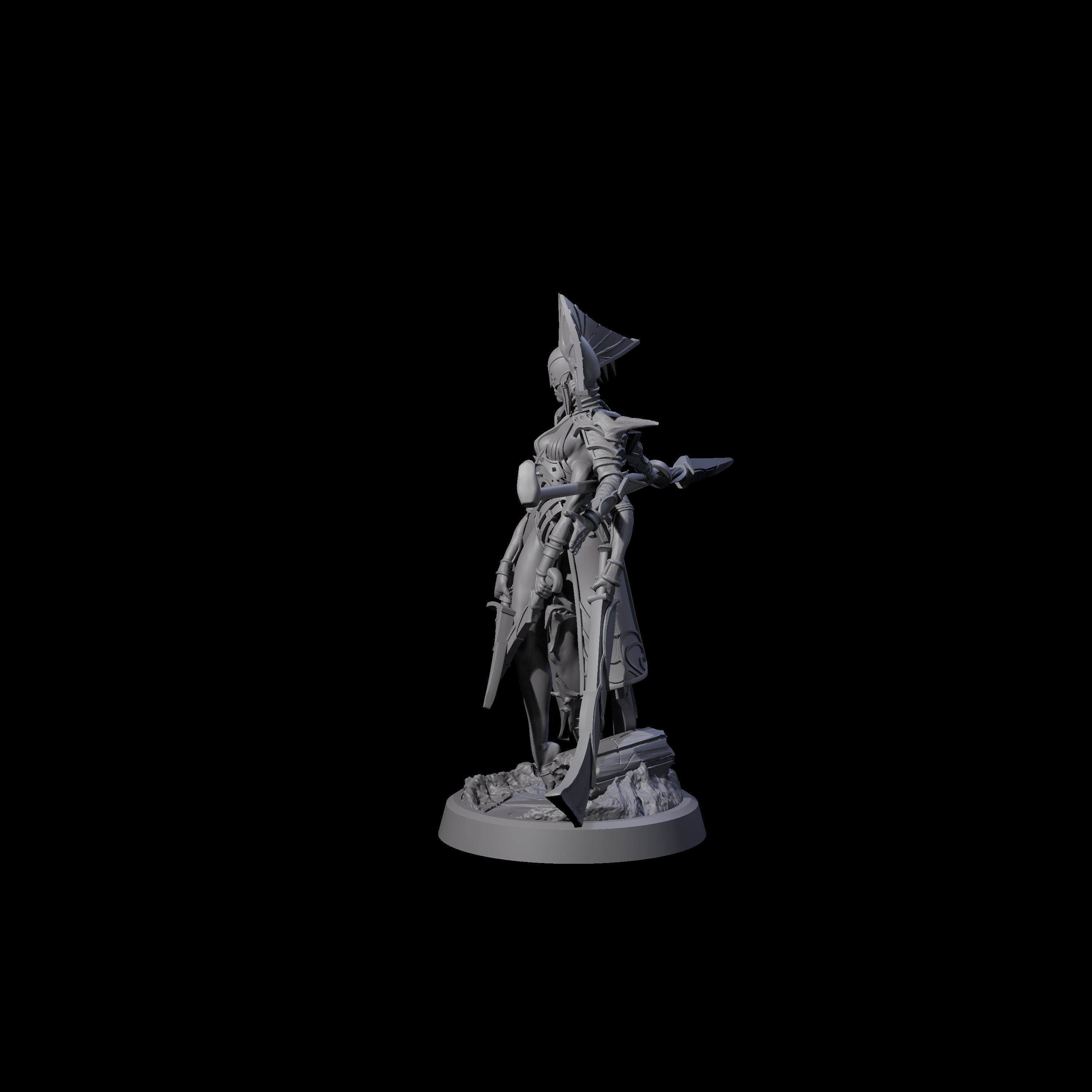 Corrupted Marilith C Miniature for Dungeons and Dragons, Pathfinder or other TTRPGs
