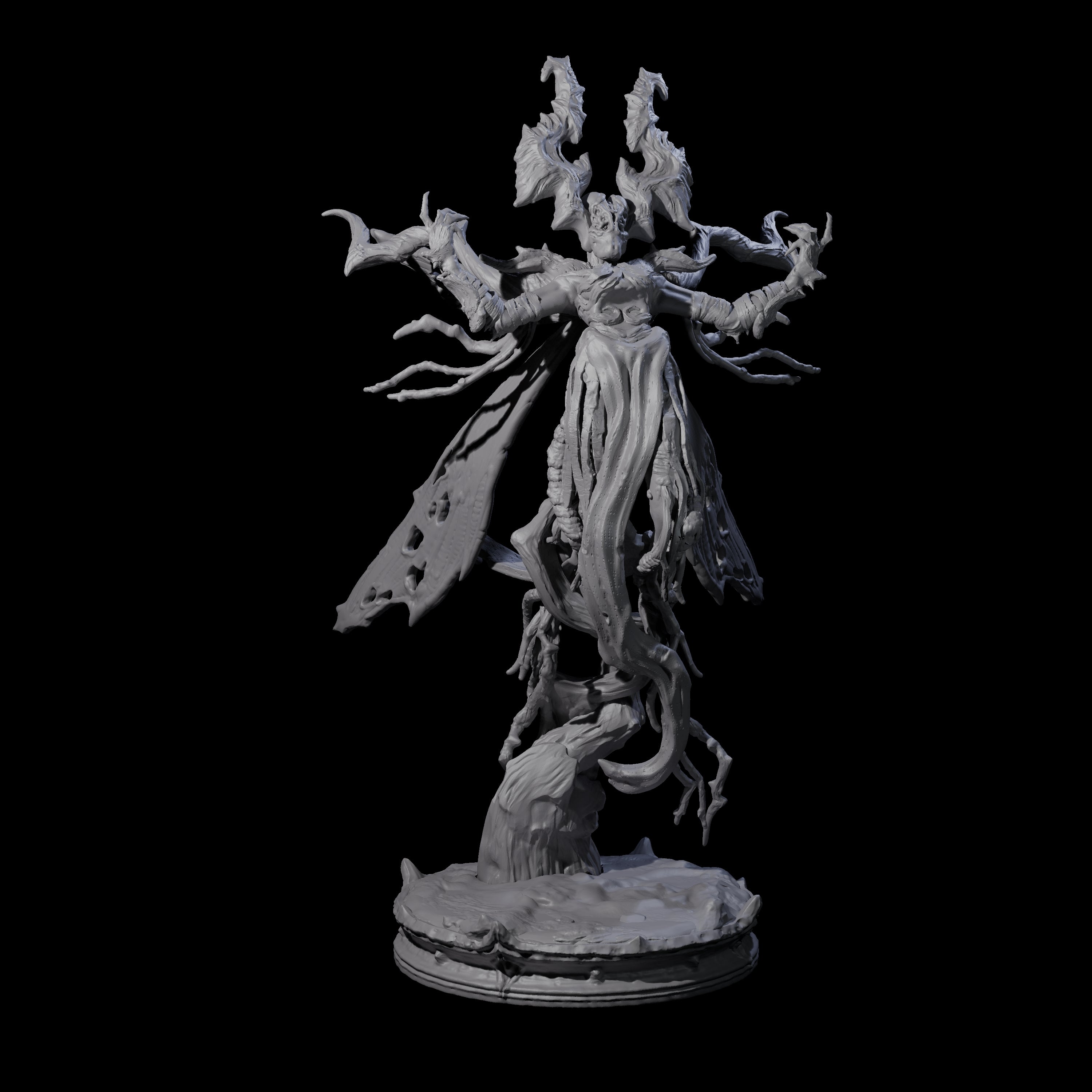 Corrupted Underdark Dryad A Miniature for Dungeons and Dragons, Pathfinder or other TTRPGs