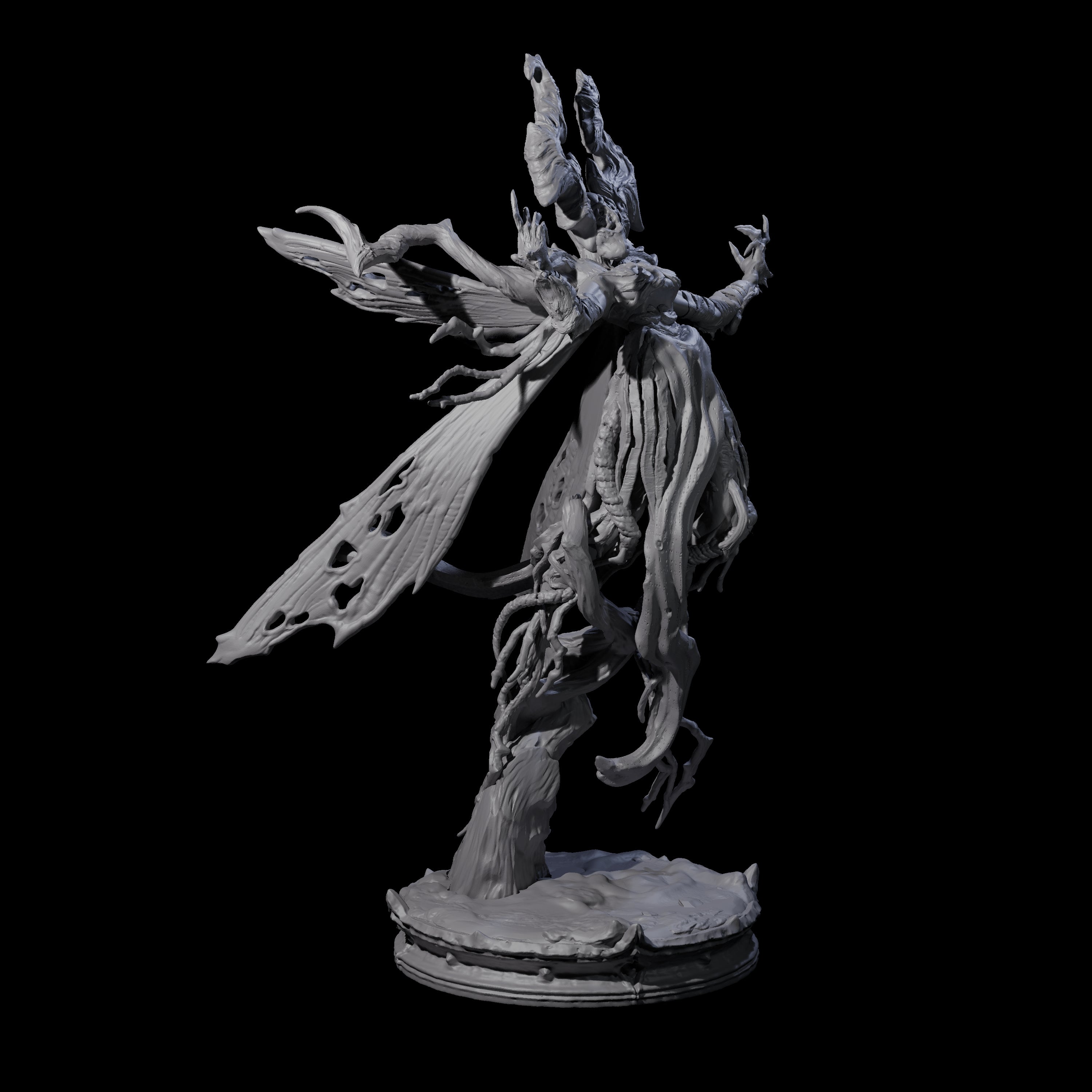 Corrupted Underdark Dryad A Miniature for Dungeons and Dragons, Pathfinder or other TTRPGs