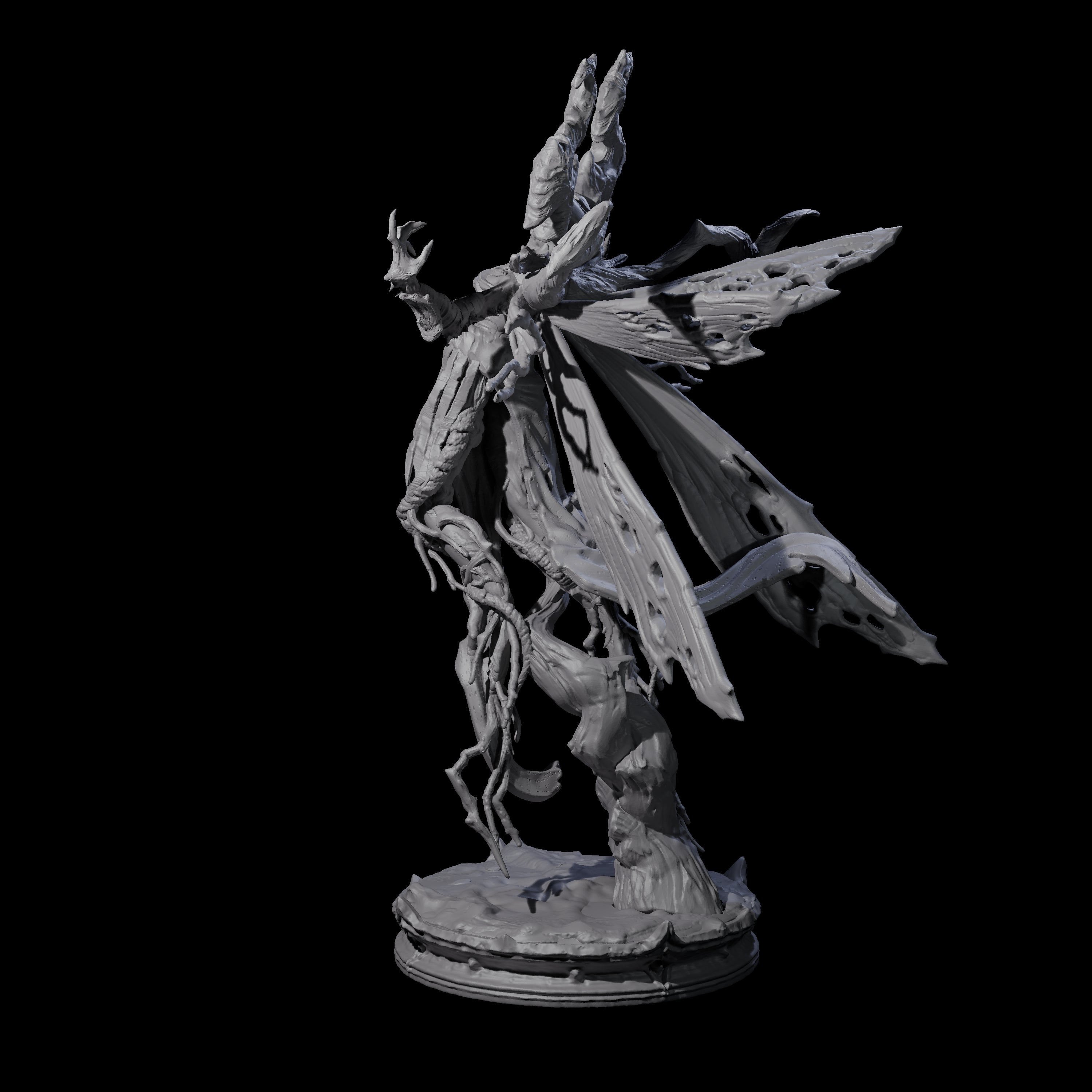 Corrupted Underdark Dryad A Miniature for Dungeons and Dragons, Pathfinder or other TTRPGs