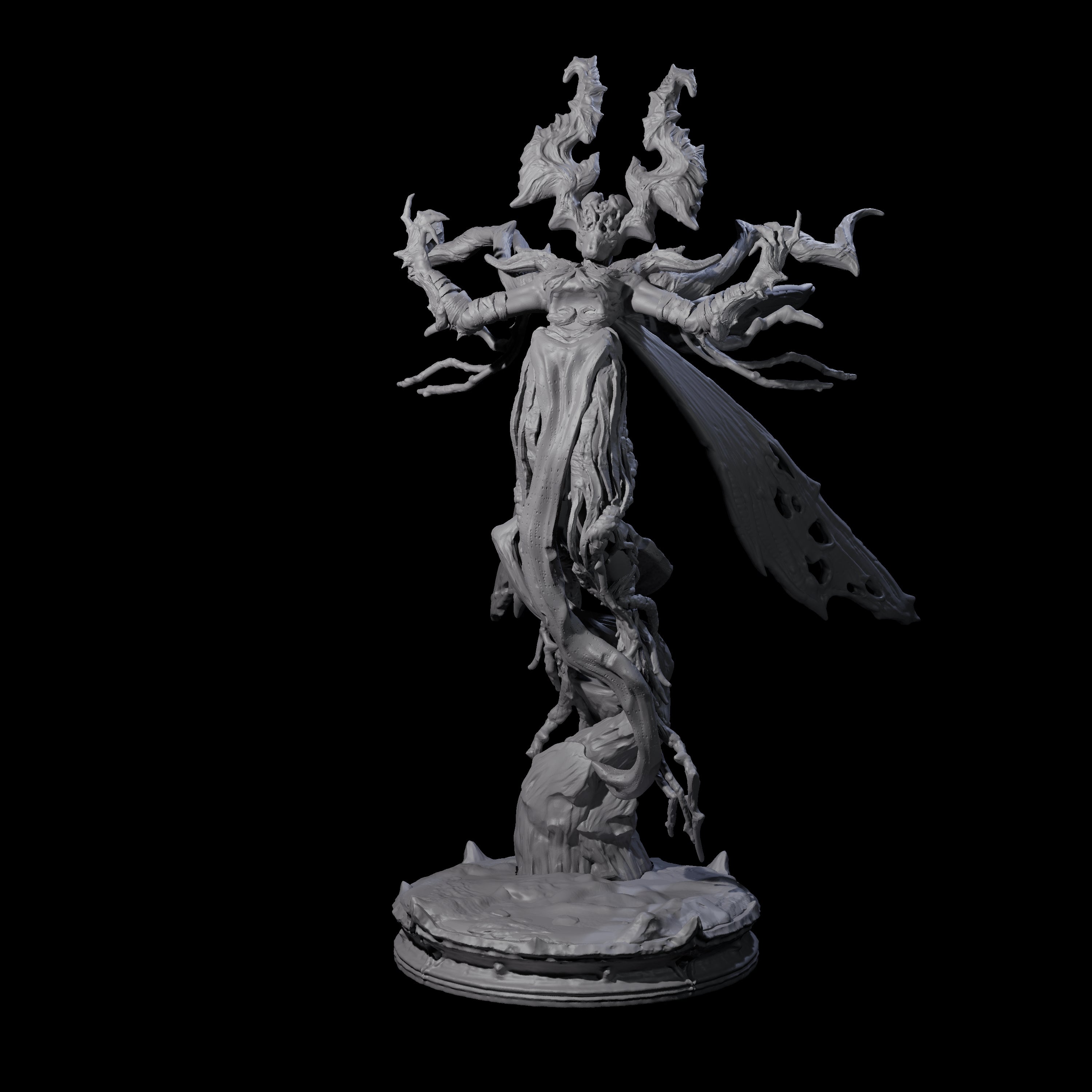 Corrupted Underdark Dryad A Miniature for Dungeons and Dragons, Pathfinder or other TTRPGs