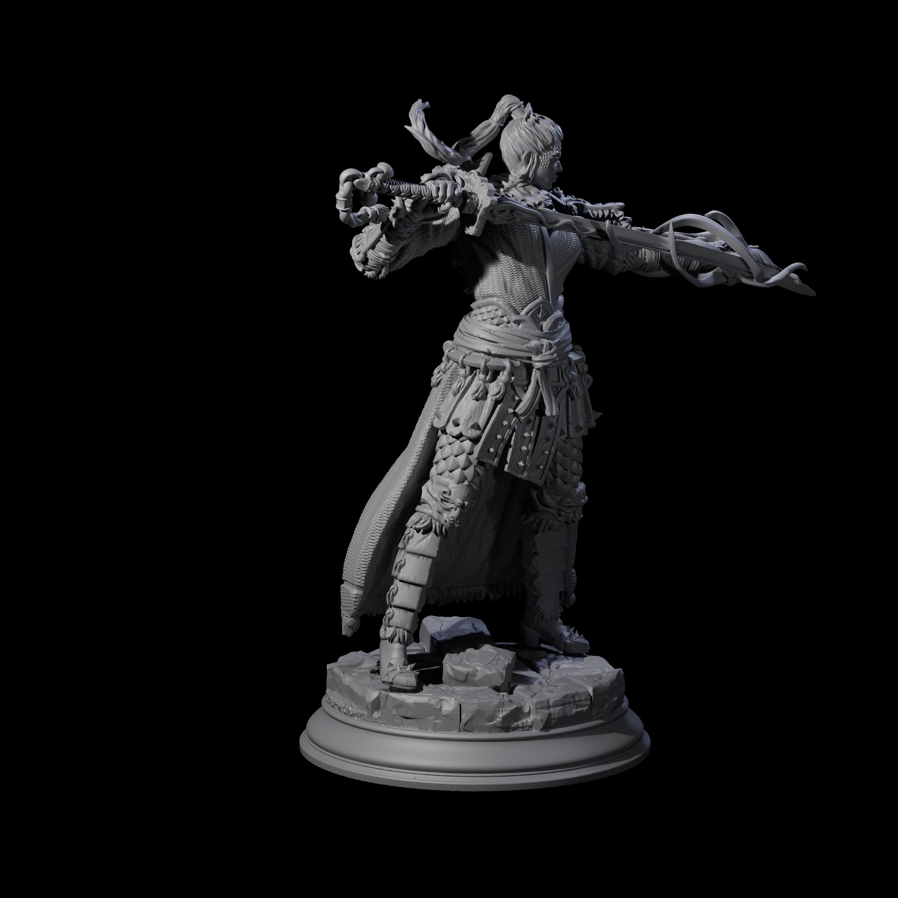 Corrupted Warlock Miniature for Dungeons and Dragons, Pathfinder or other TTRPGs