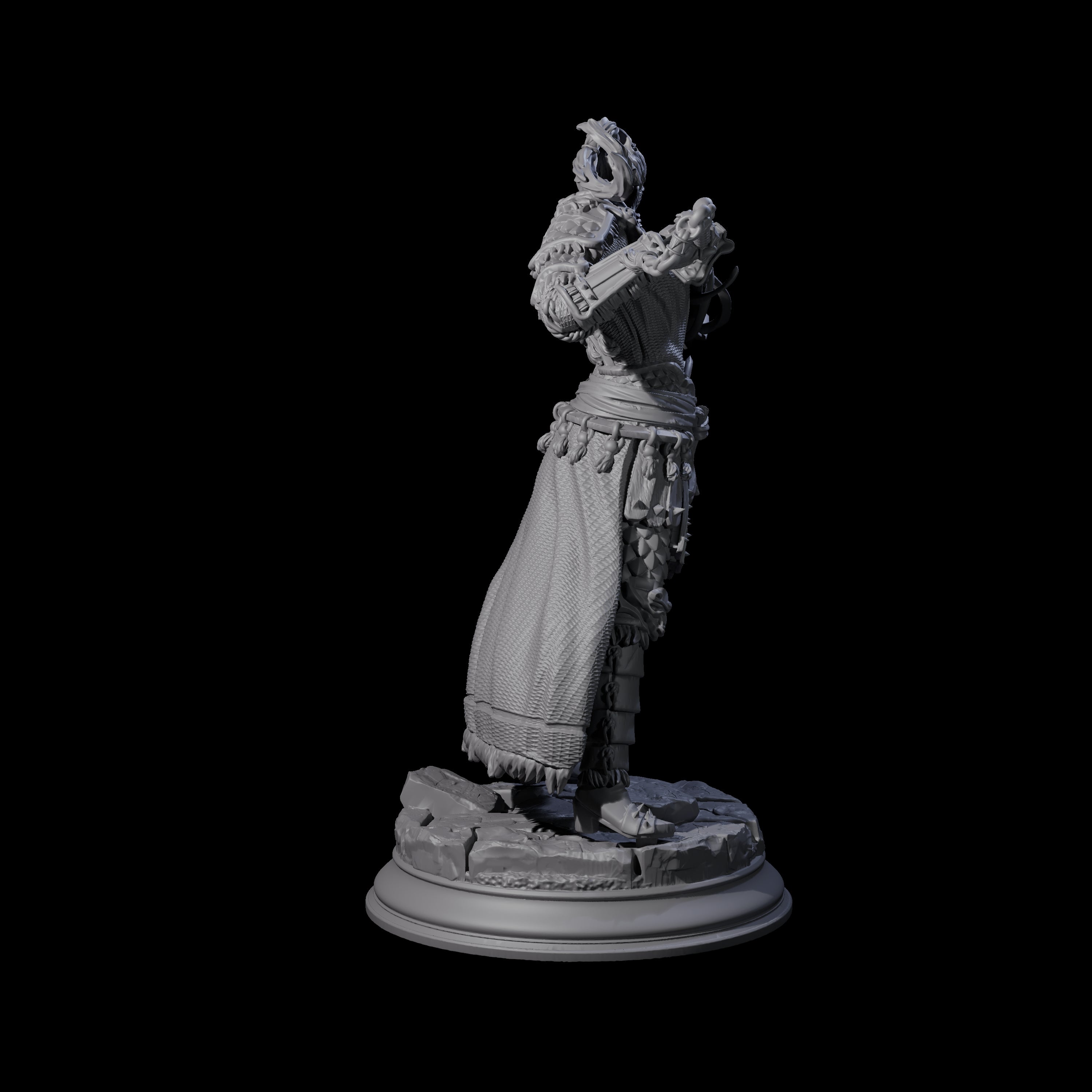 Corrupted Warlock Miniature for Dungeons and Dragons, Pathfinder or other TTRPGs