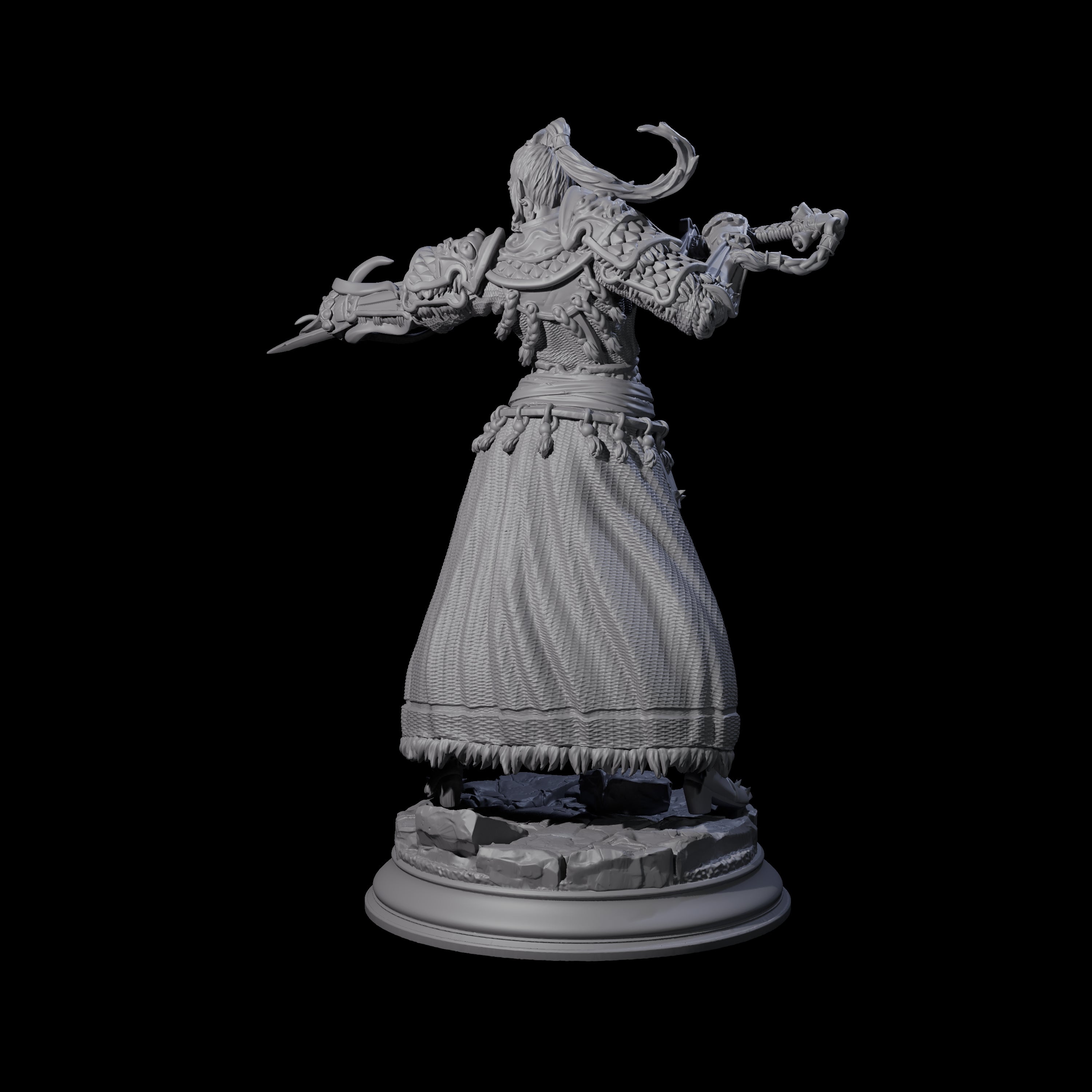 Corrupted Warlock Miniature for Dungeons and Dragons, Pathfinder or other TTRPGs