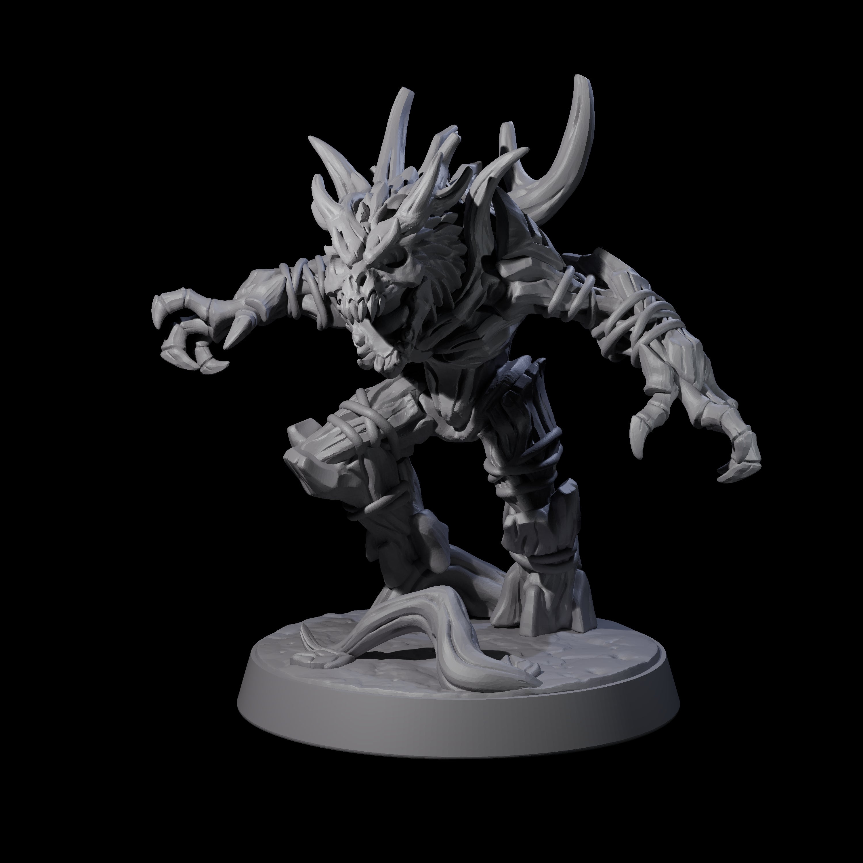 Corrupted Wood Woad A Miniature for Dungeons and Dragons, Pathfinder or other TTRPGs