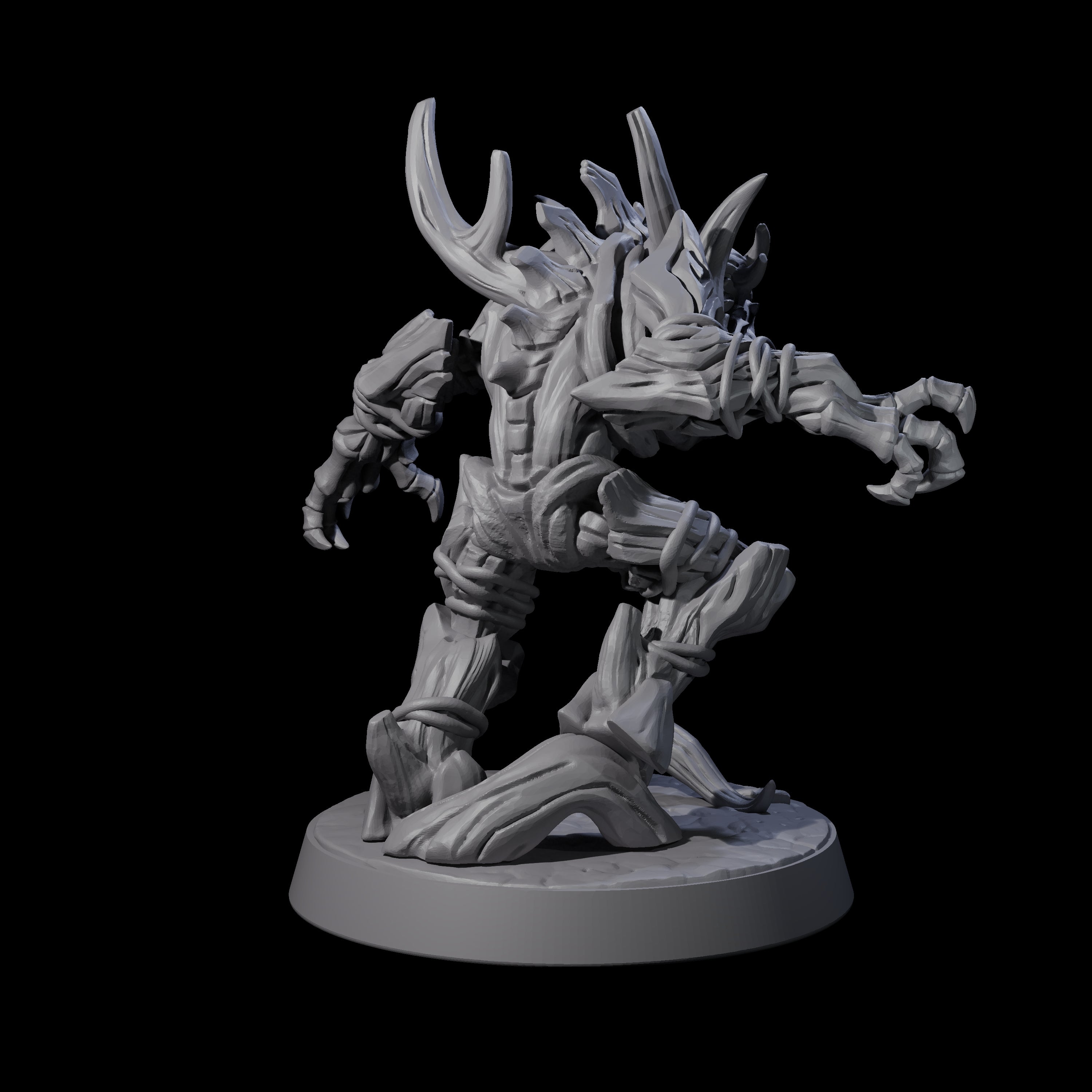 Corrupted Wood Woad A Miniature for Dungeons and Dragons, Pathfinder or other TTRPGs