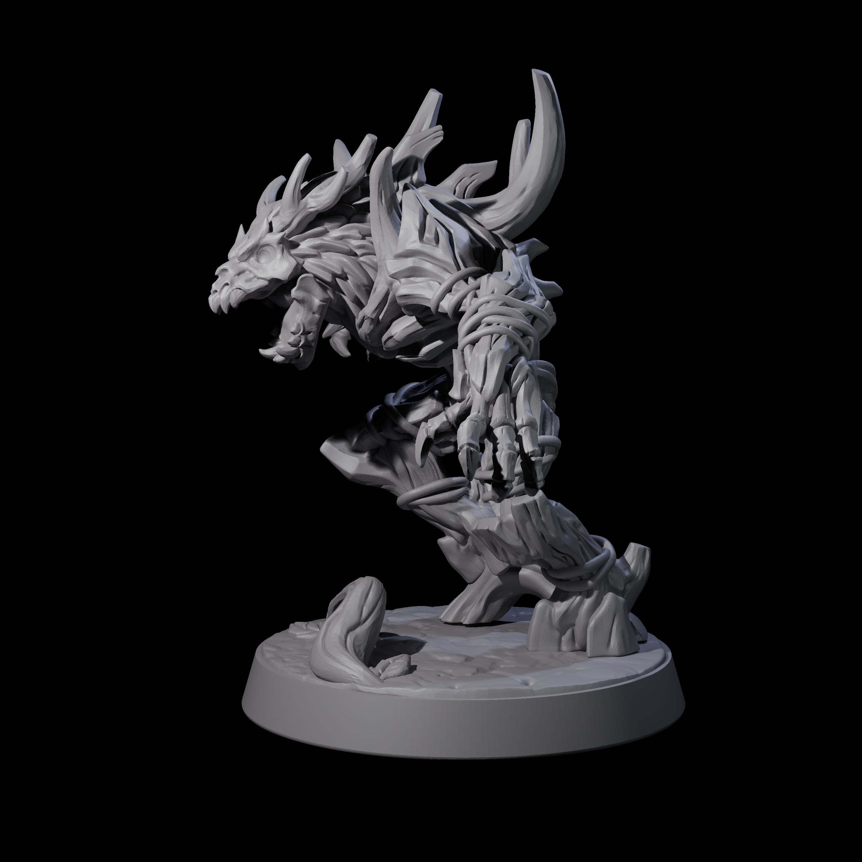 Corrupted Wood Woad A Miniature for Dungeons and Dragons, Pathfinder or other TTRPGs