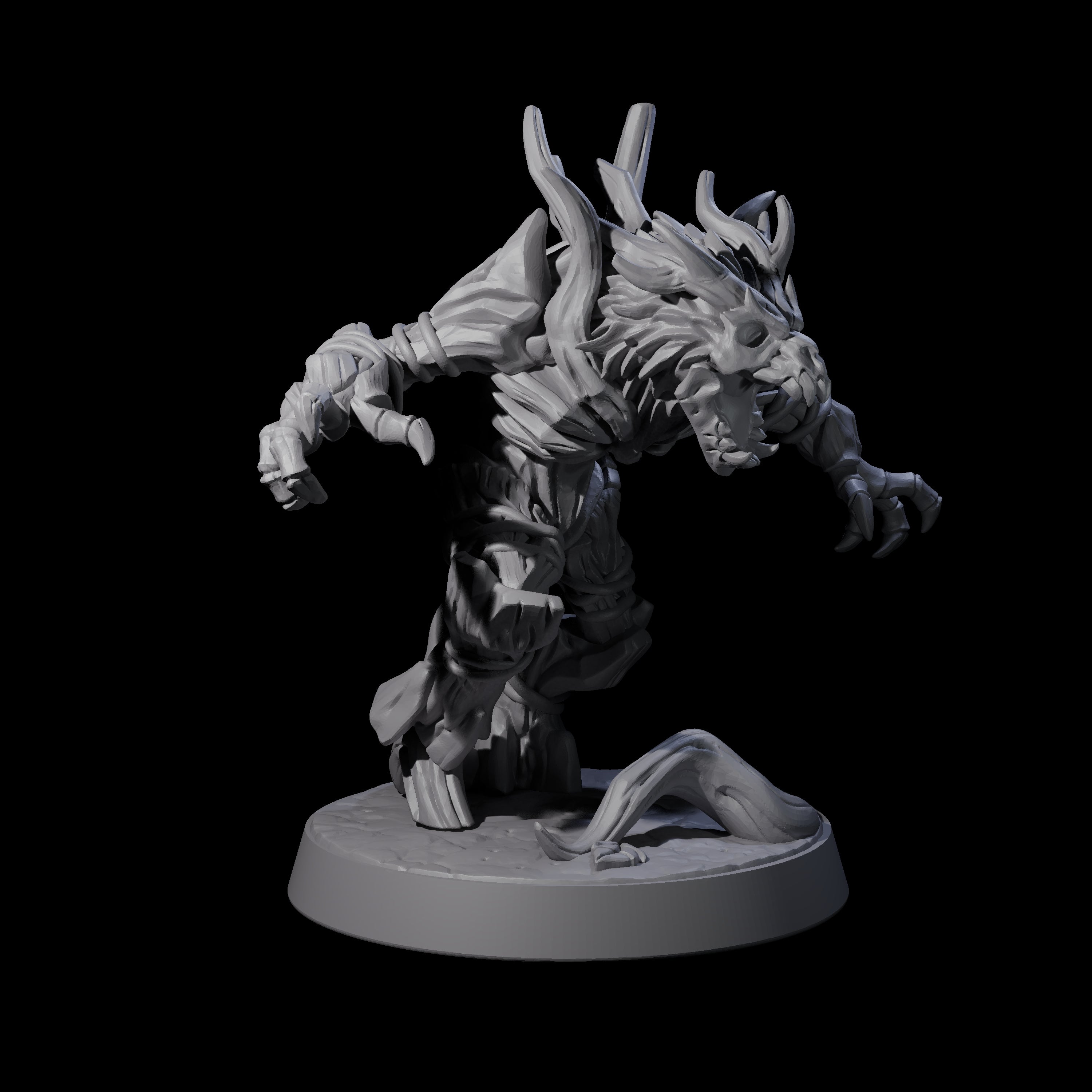 Corrupted Wood Woad A Miniature for Dungeons and Dragons, Pathfinder or other TTRPGs