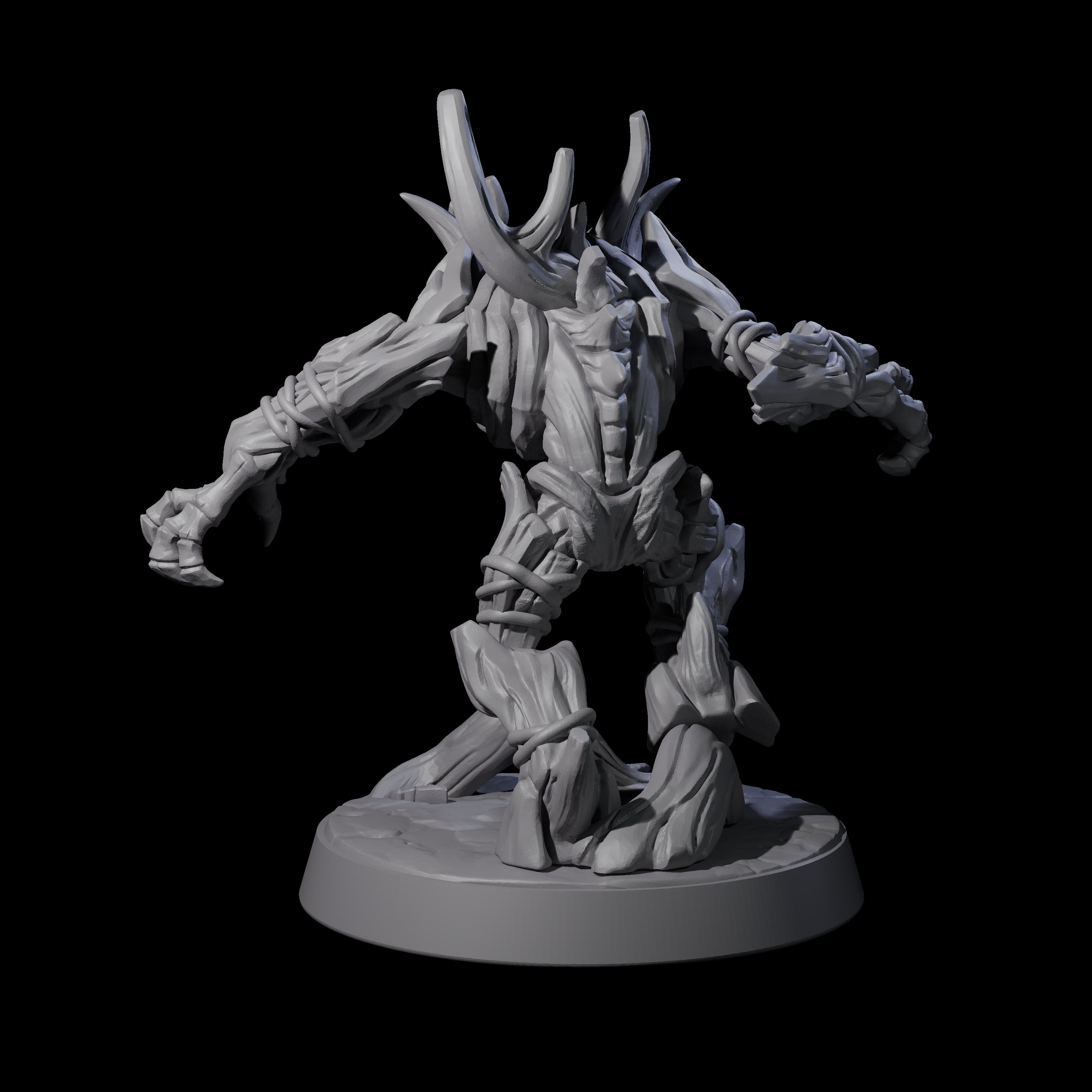 Corrupted Wood Woad A Miniature for Dungeons and Dragons, Pathfinder or other TTRPGs