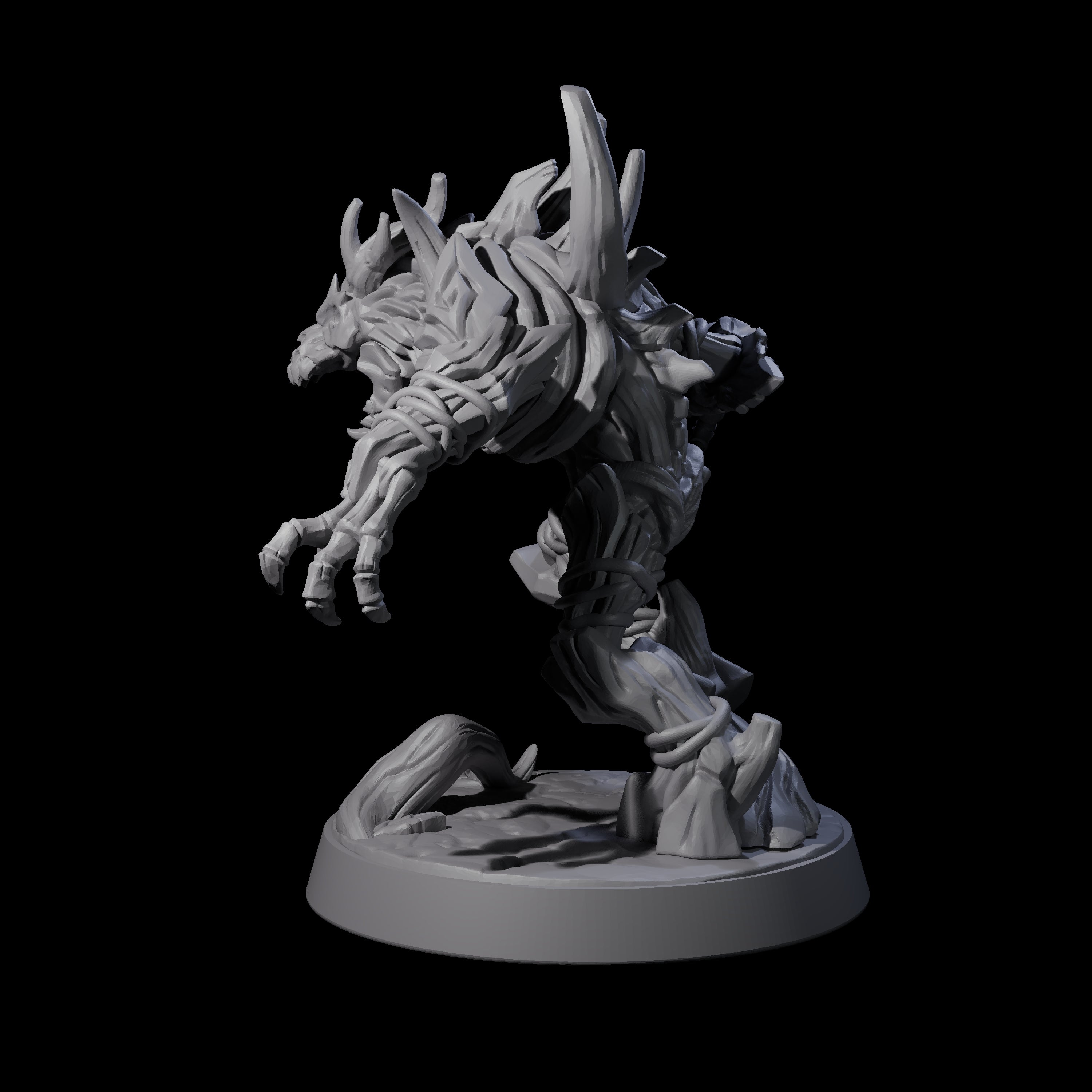 Corrupted Wood Woad A Miniature for Dungeons and Dragons, Pathfinder or other TTRPGs
